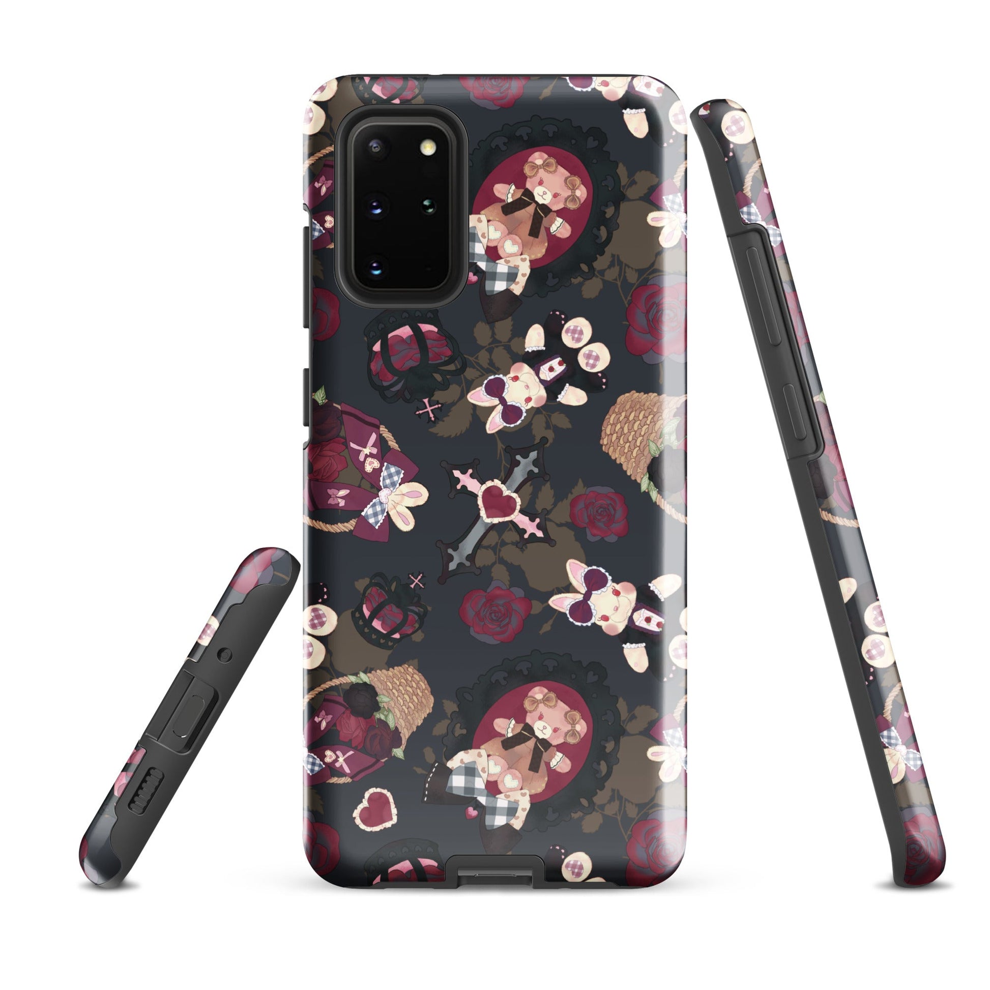 Stylish Gothic Teddy Samsung® Tough Case features vibrant art and dual-layer protection for your phone.