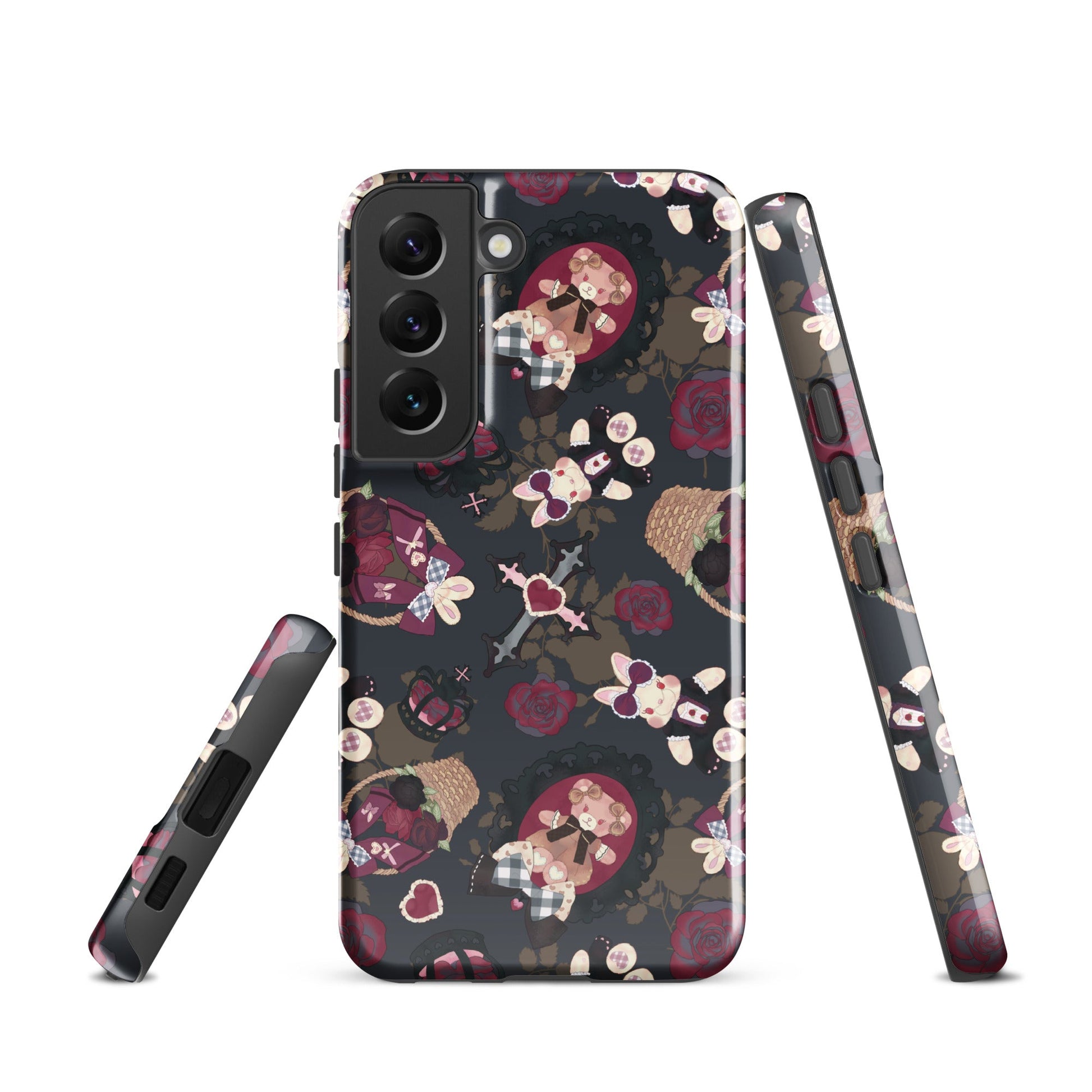 Protect your phone in style with the Gothic Teddy Samsung® Tough Case, featuring a unique, artistic design.