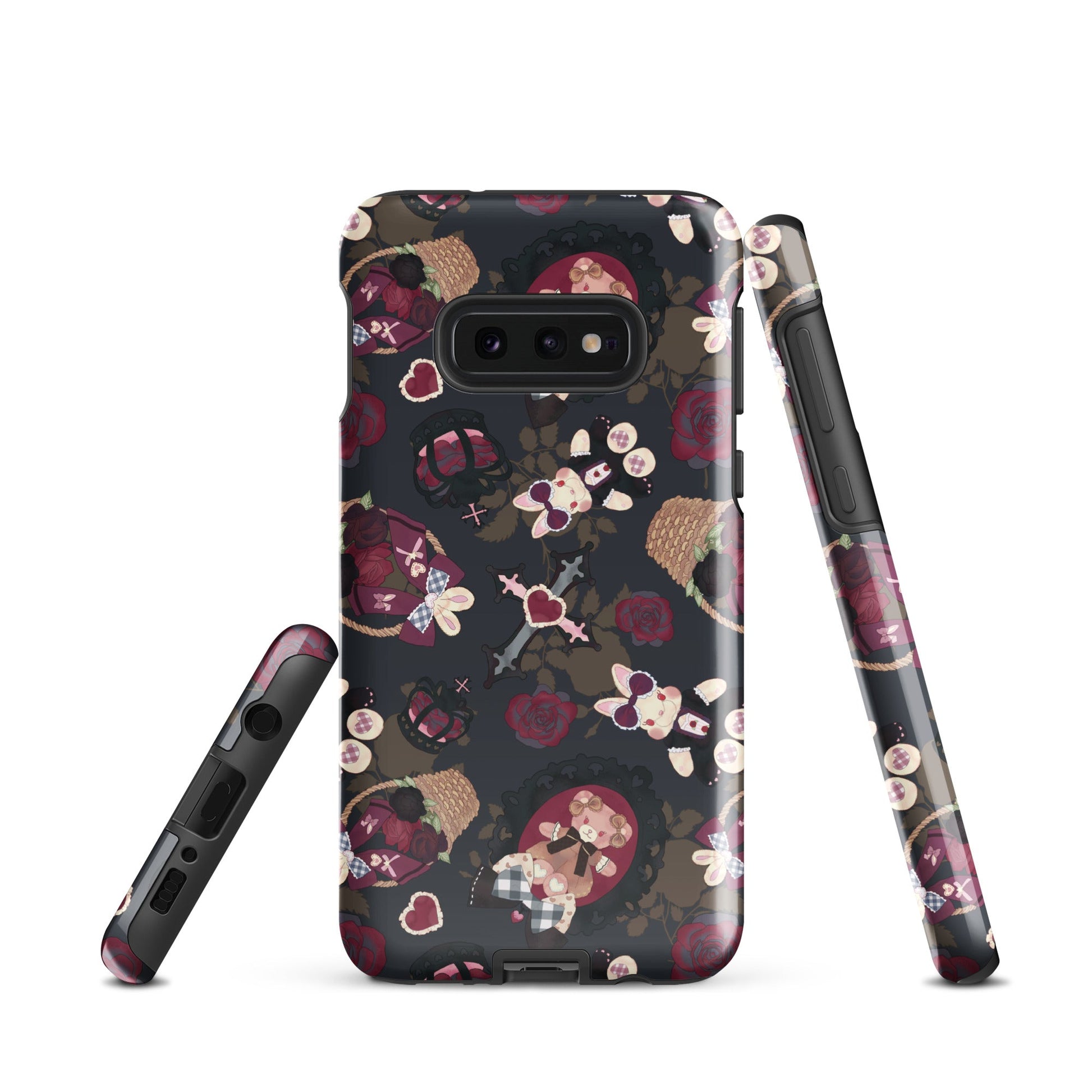 Gothic Teddy Samsung® Tough Case features a stylish design for ultimate protection against bumps and scratches.