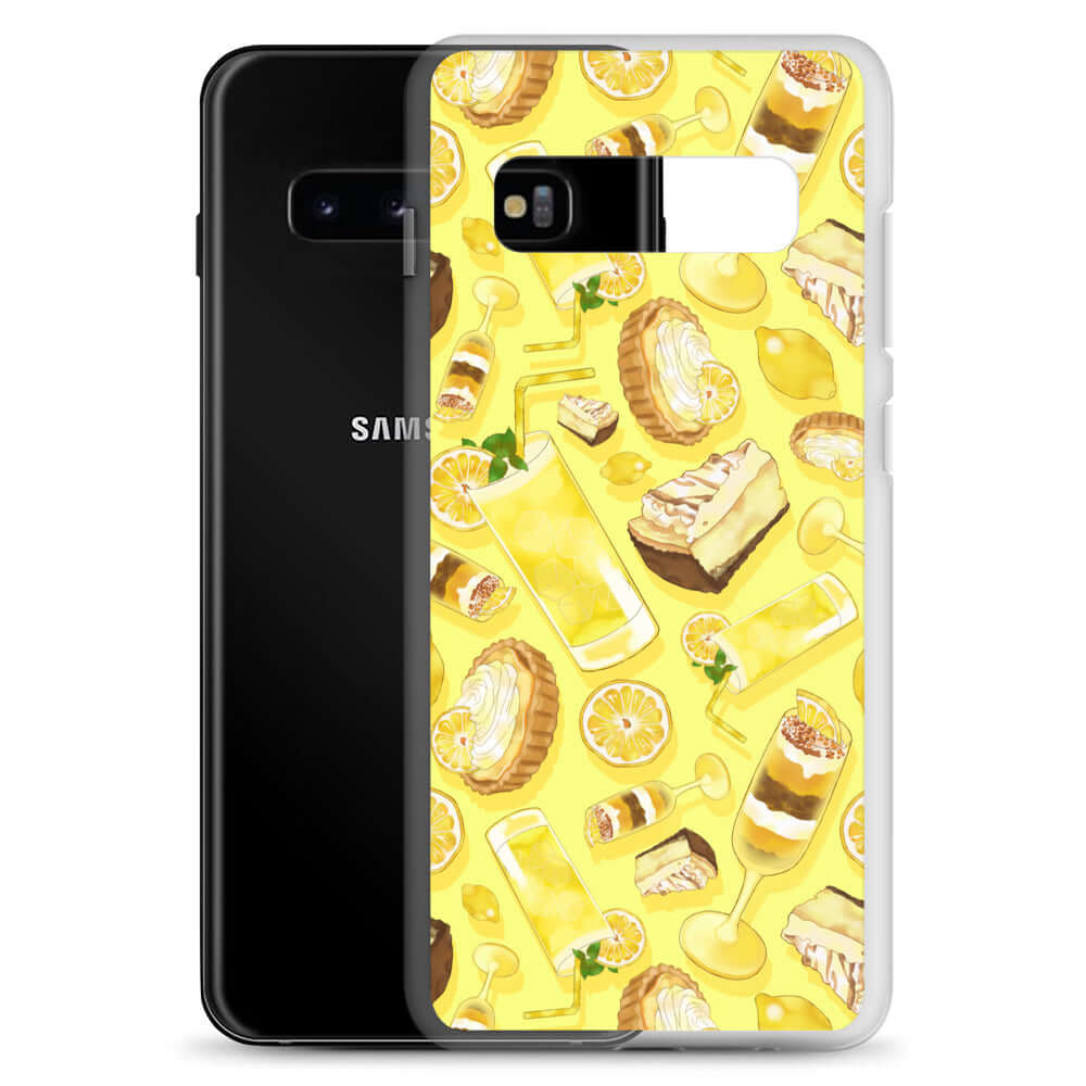 Protect your Samsung with the Lemon Samsung® Clear Case, featuring a vibrant lemon design that's both cute and functional.