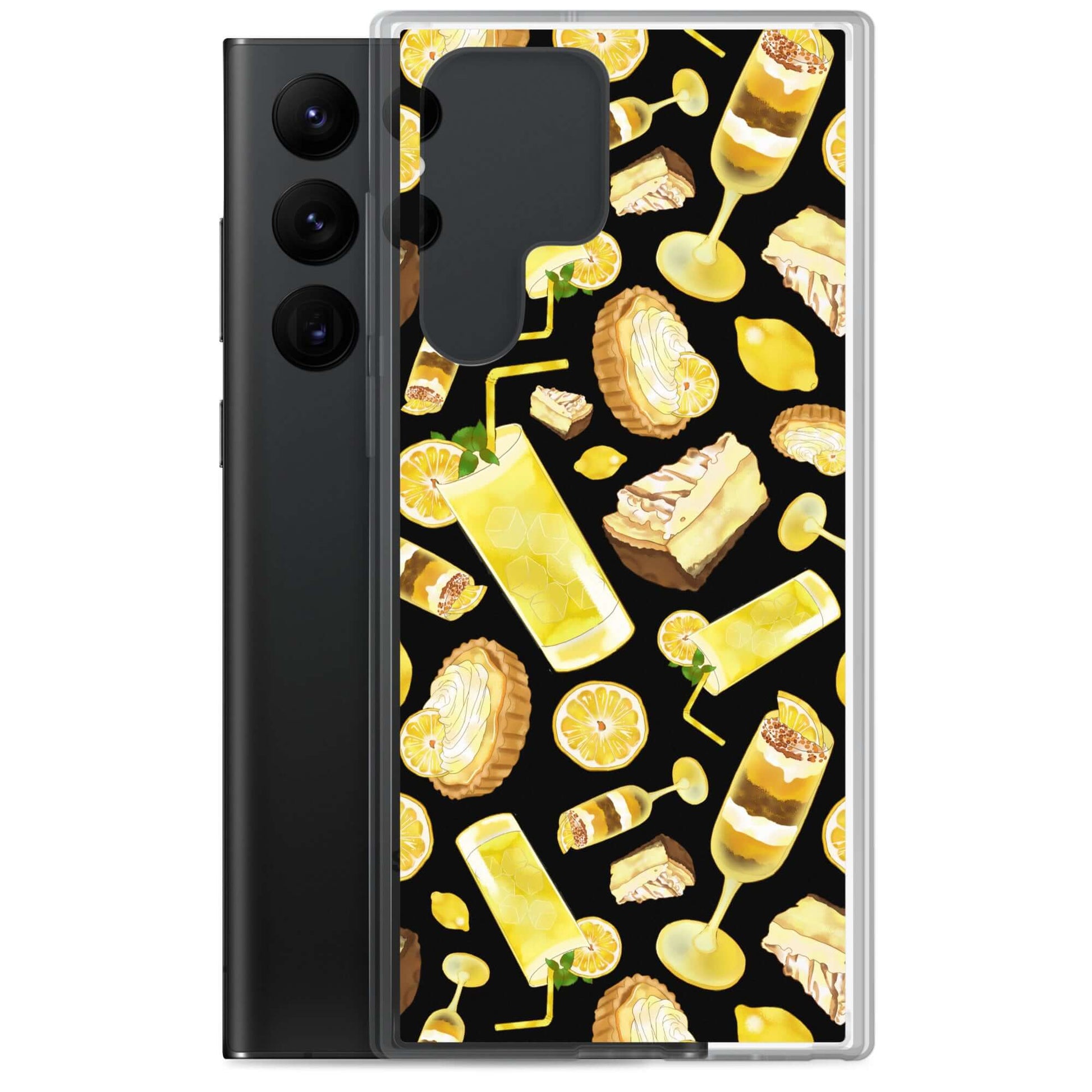 Protect your phone with the stylish Lemon Samsung® Clear Case featuring a vibrant lemon-themed design.