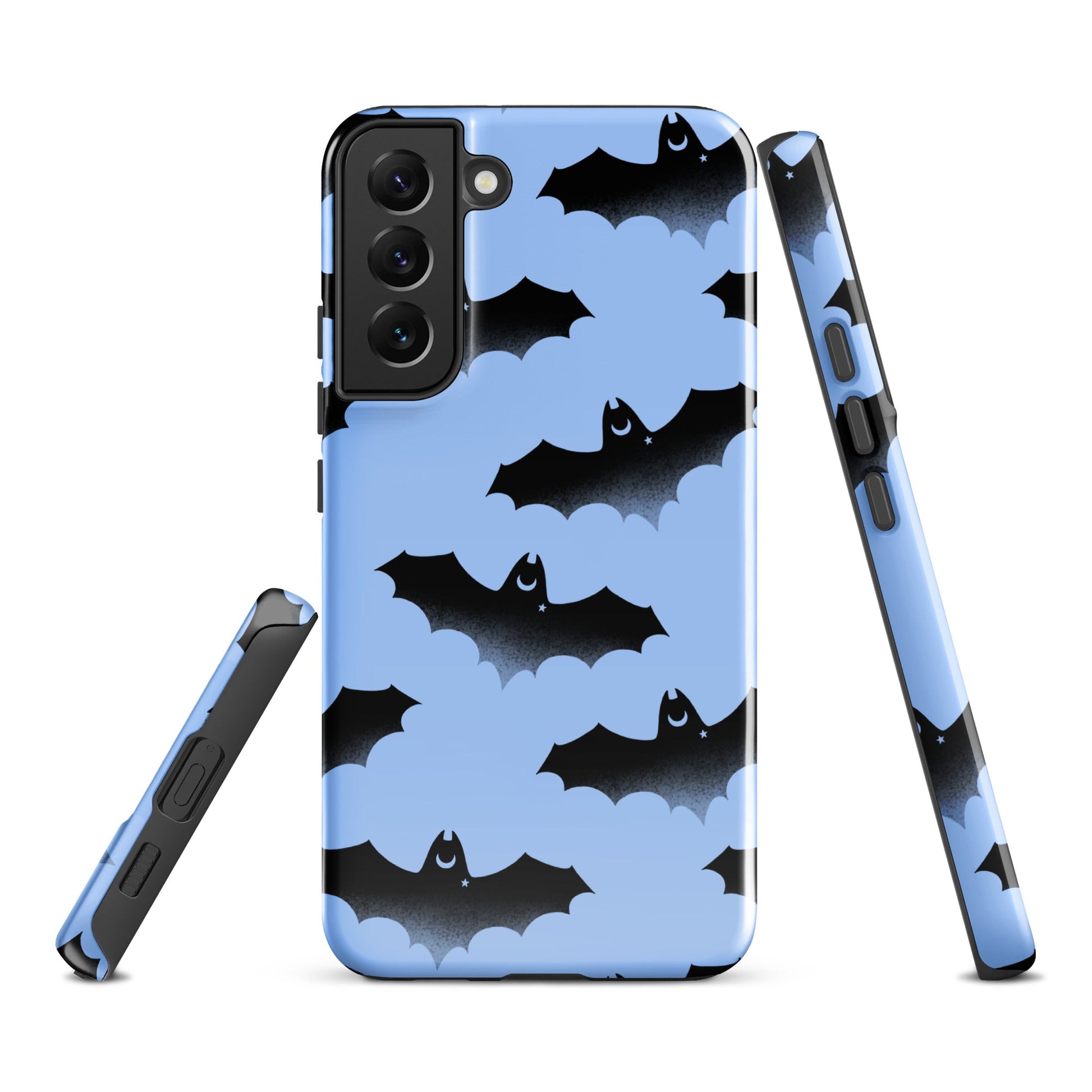 Stylishly protect your phone with the Lilith Samsung® Tough Case, featuring a vibrant bat design and durable materials.