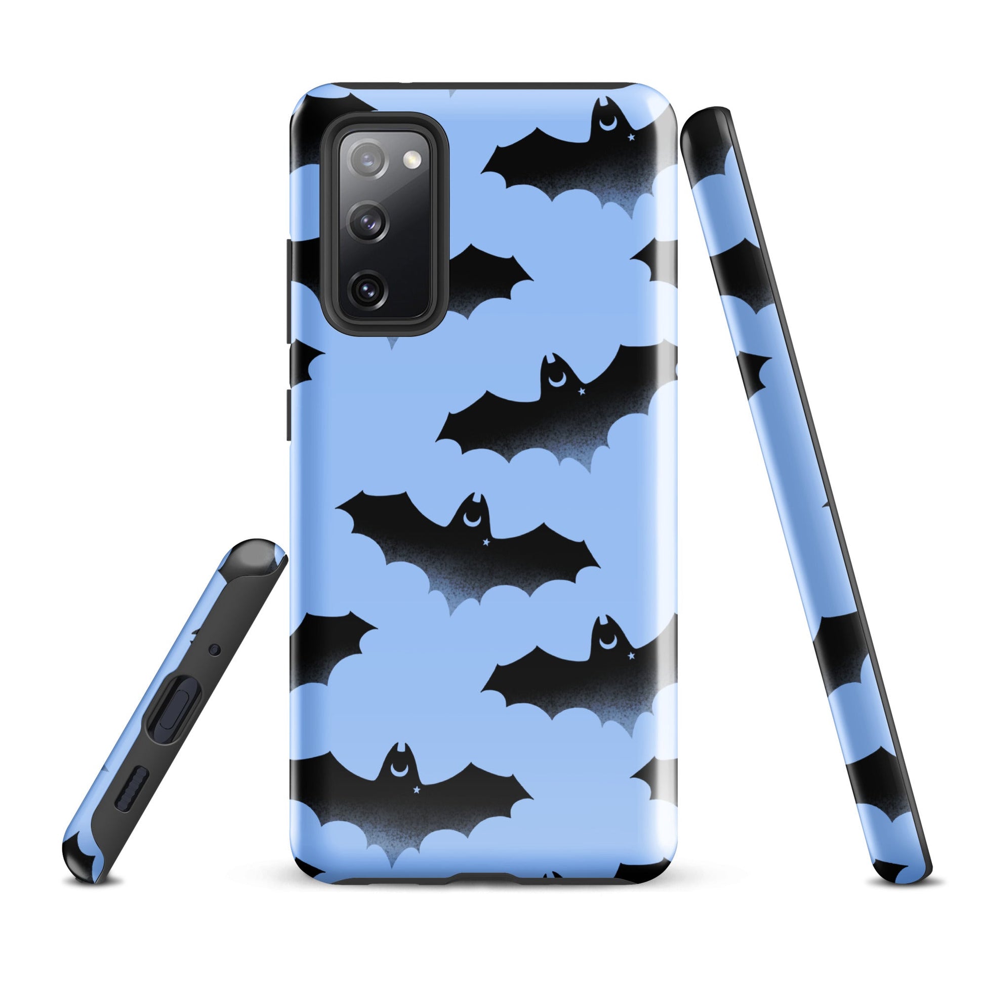 Lilith Samsung® Tough Case features a stylish bat design, providing impact resistance and enhanced protection for your phone.