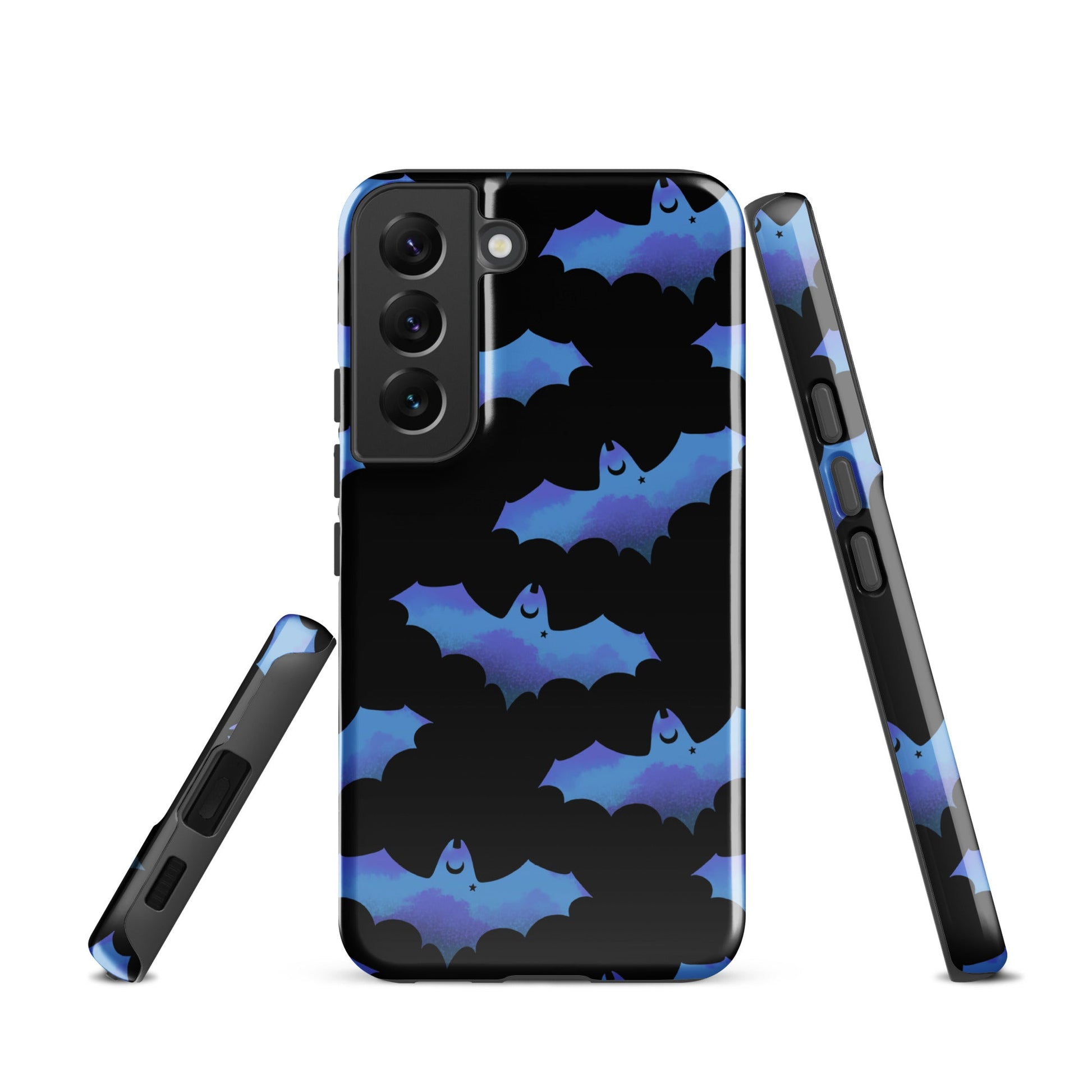 Stylish Lilith Samsung® Tough Case features a sleek design with bat graphics, offering impact protection for your phone.