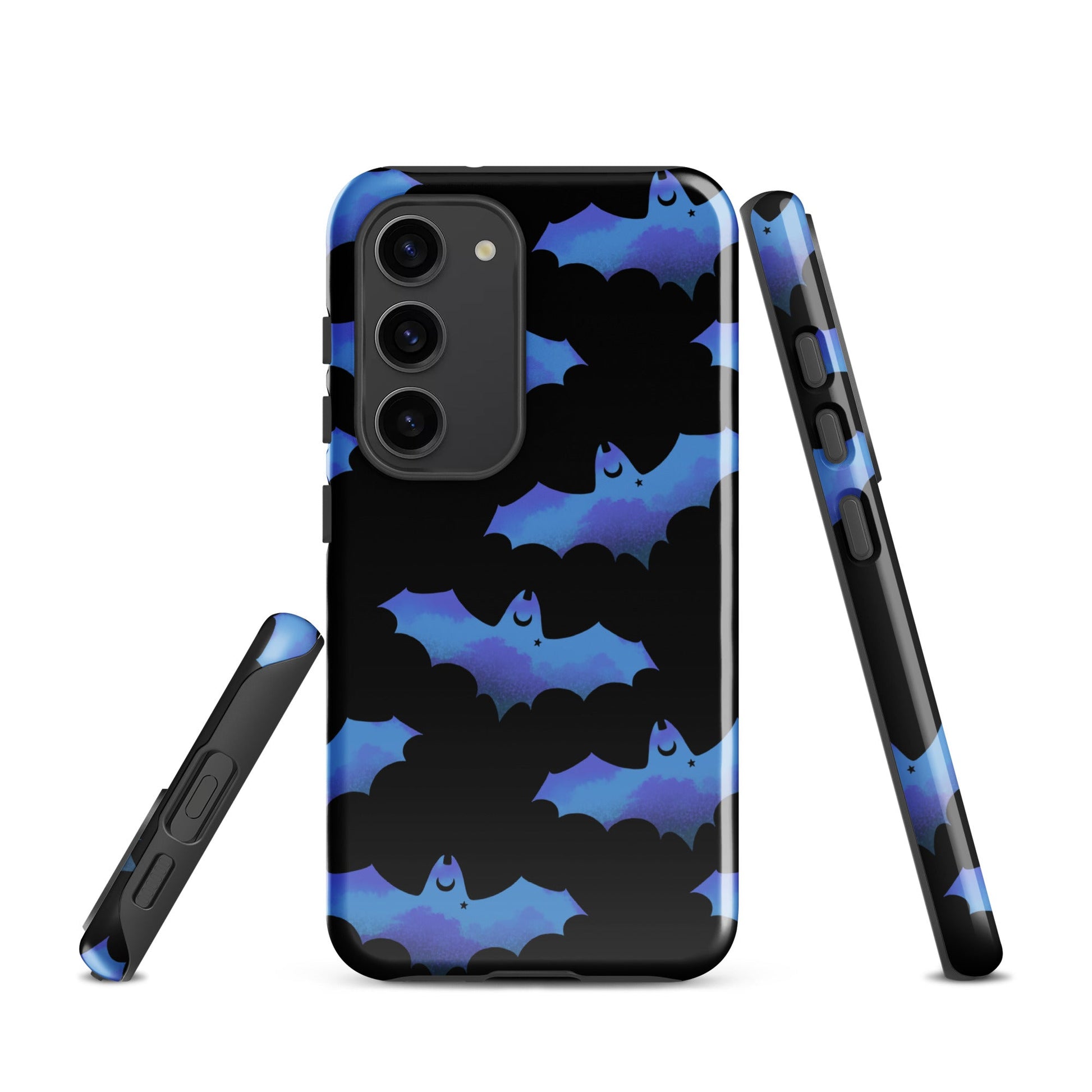 Stylish Lilith Samsung® Tough Case featuring a bat design, ensuring protection with impact-resistant materials.