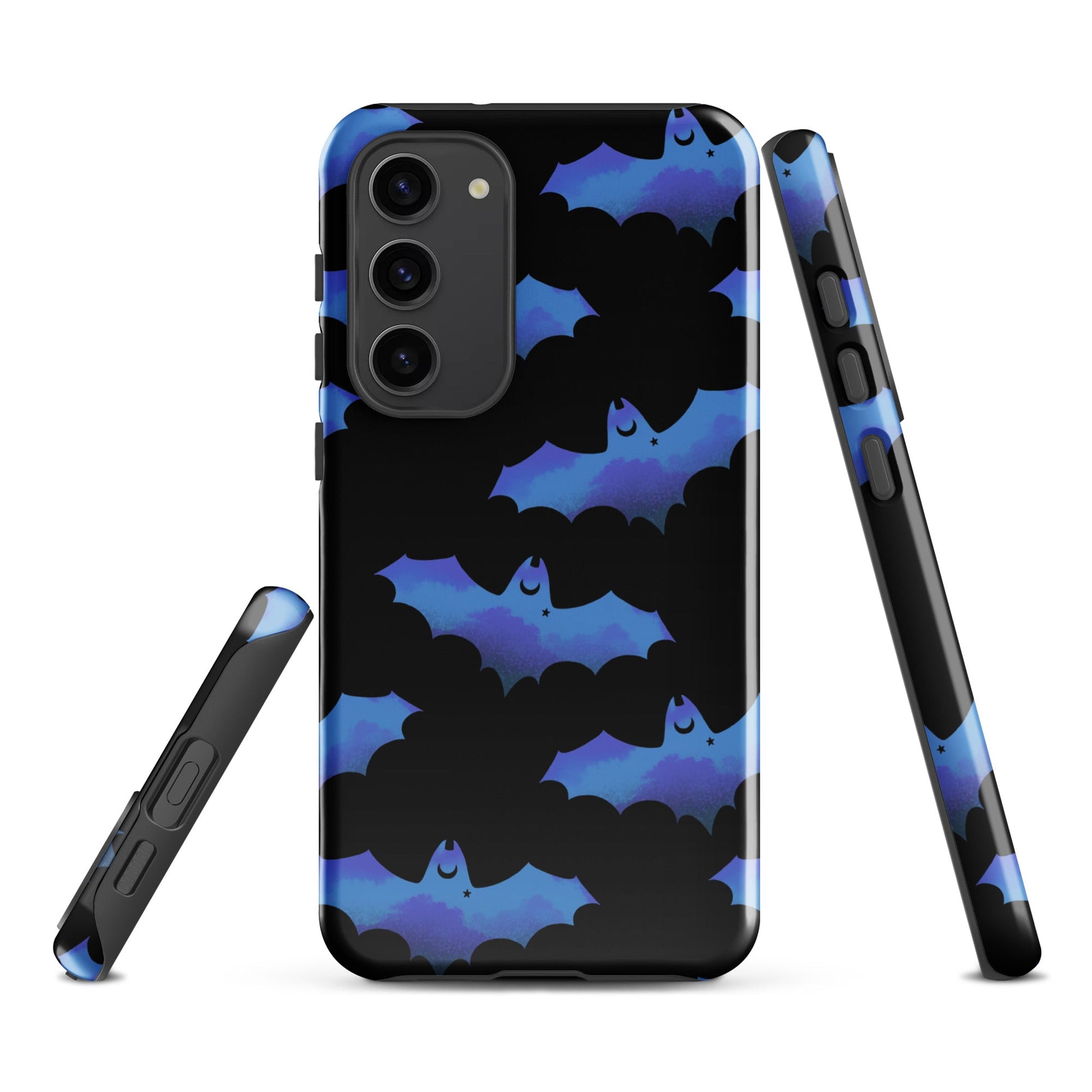 Stylish Lilith Samsung® Tough Case with bat design provides durable protection for your Galaxy S23 Plus.