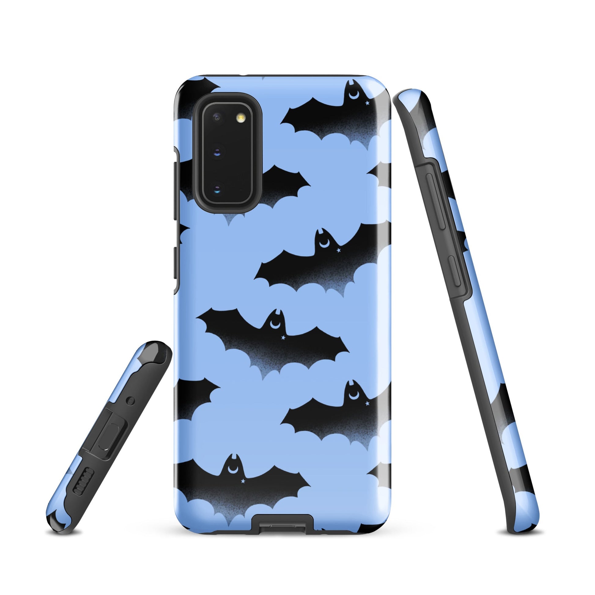 Stylish Lilith Samsung® Tough Case features a bat design, providing durable protection for your phone.