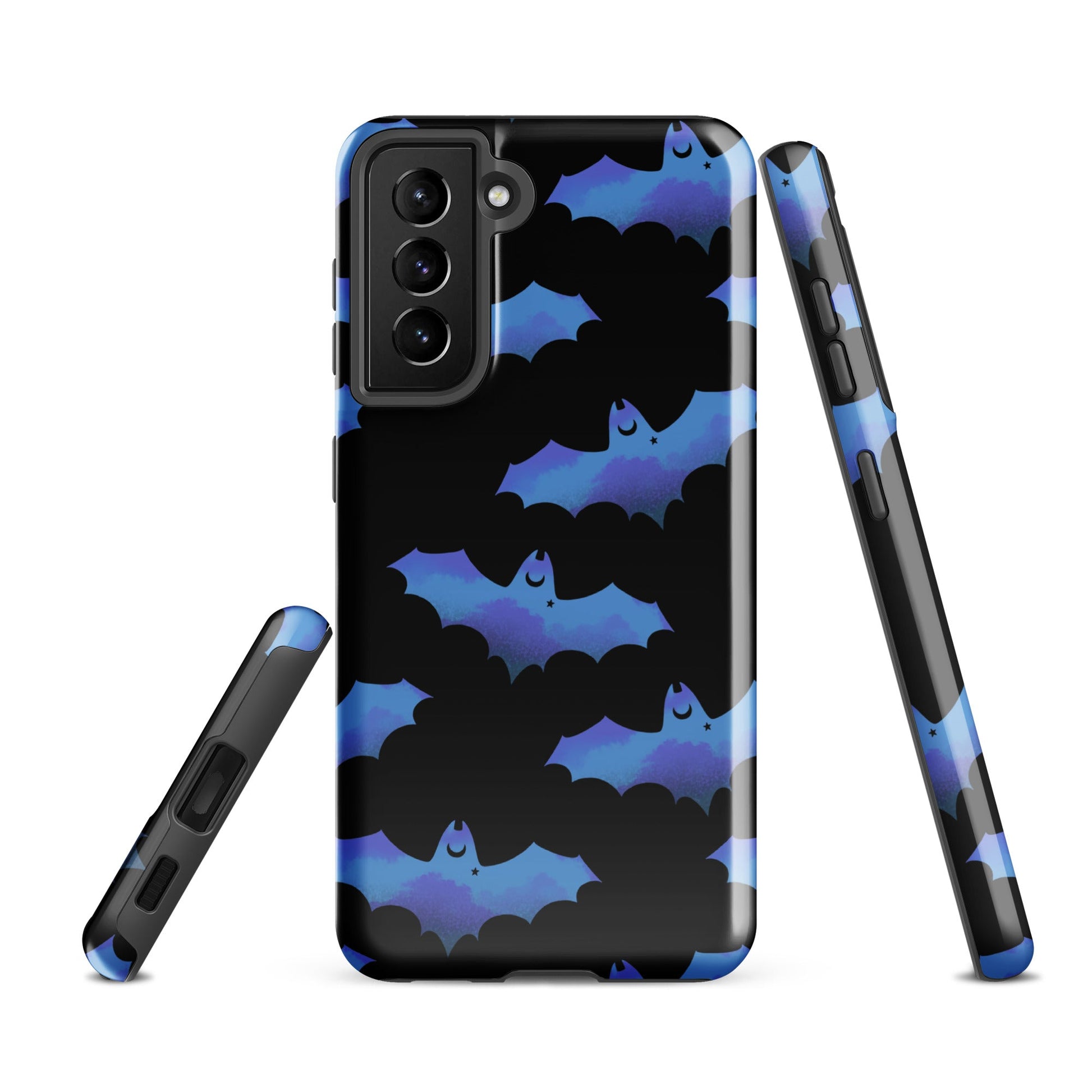 Stylish Lilith Samsung® Tough Case features a bat design, providing durable protection for your phone against damage.