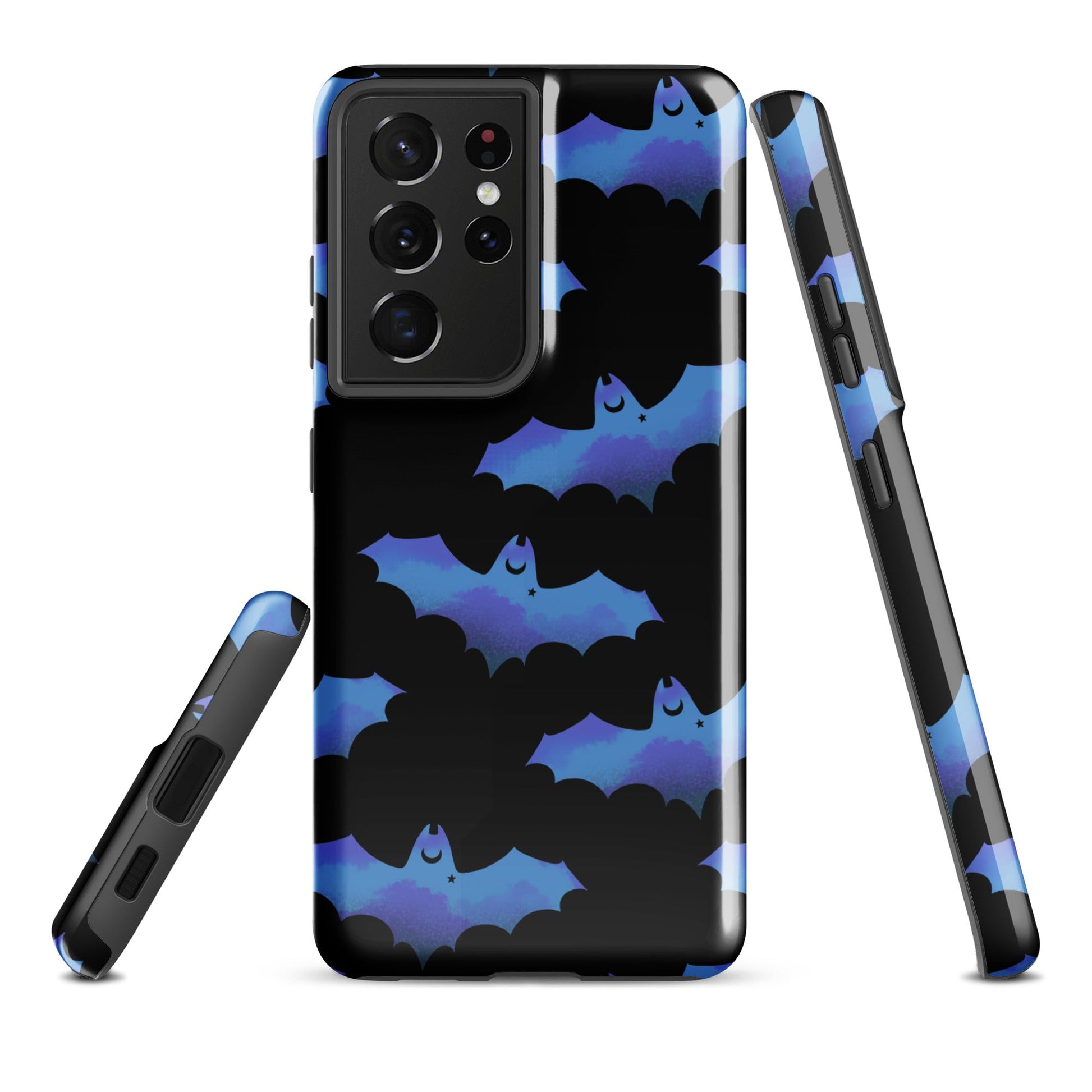 Stylish Lilith Samsung® Tough Case featuring a unique bat design, offering durability and protection for your phone.