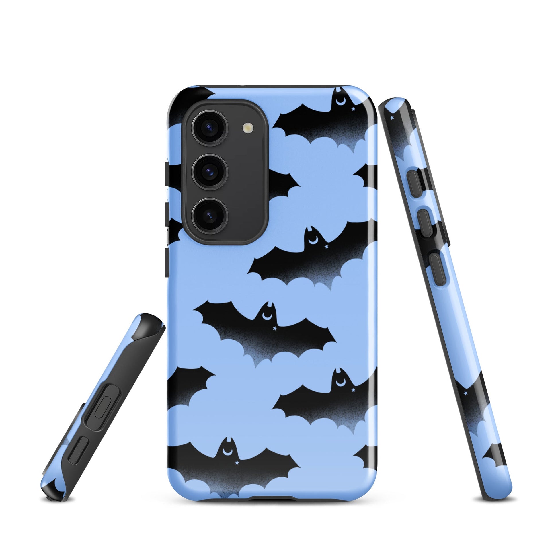 Lilith Samsung® Tough Case showcases a stylish bat design, offering impact protection for your Galaxy S23.