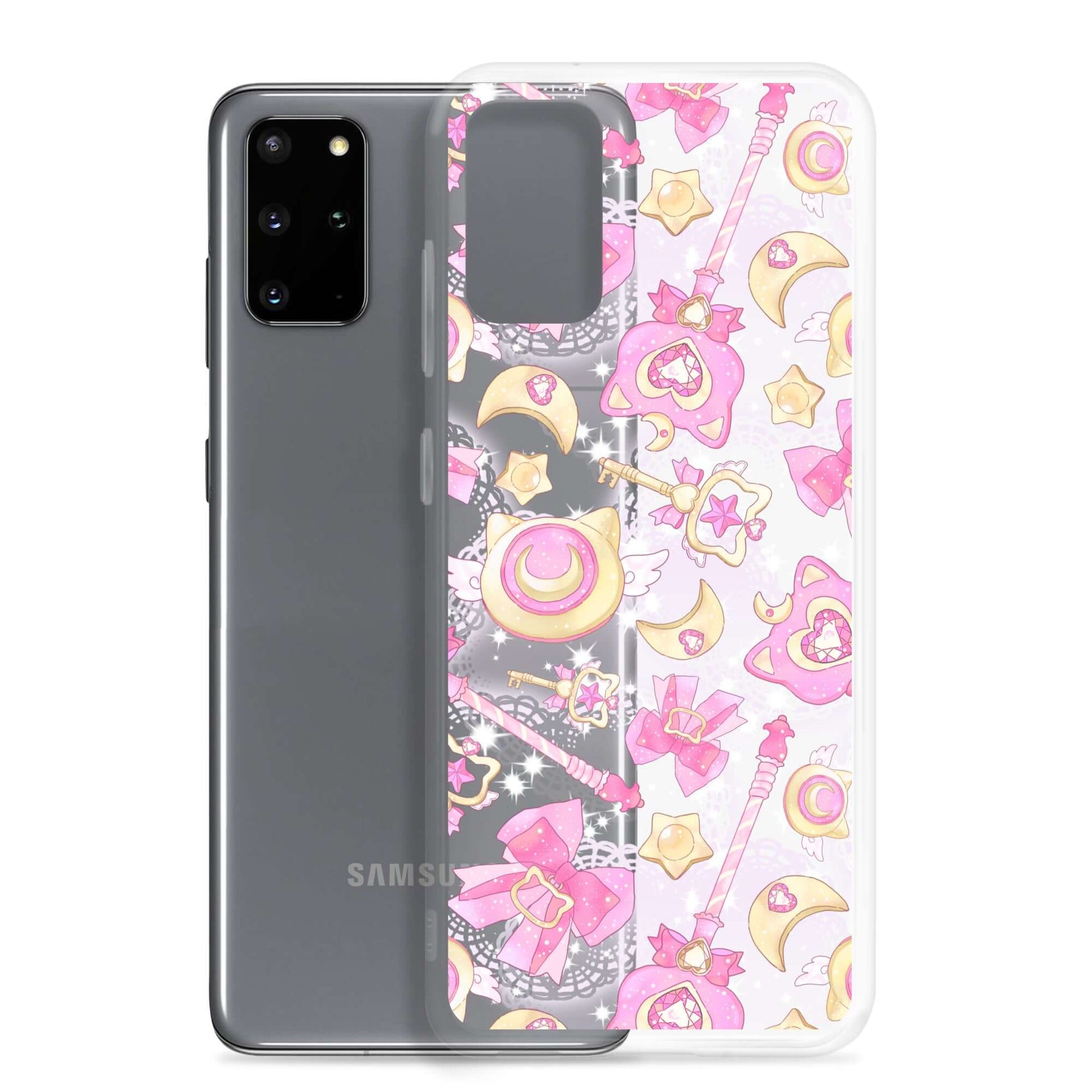 Sleek Magical Girl Samsung® Clear Case featuring vibrant, whimsical designs to protect your phone in style.