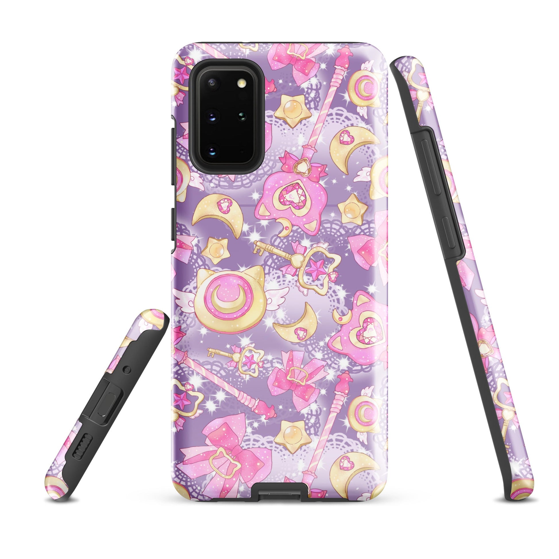 Colorful Magical Girl Samsung® Tough Case featuring whimsical designs for stylish phone protection. Perfect for fans!