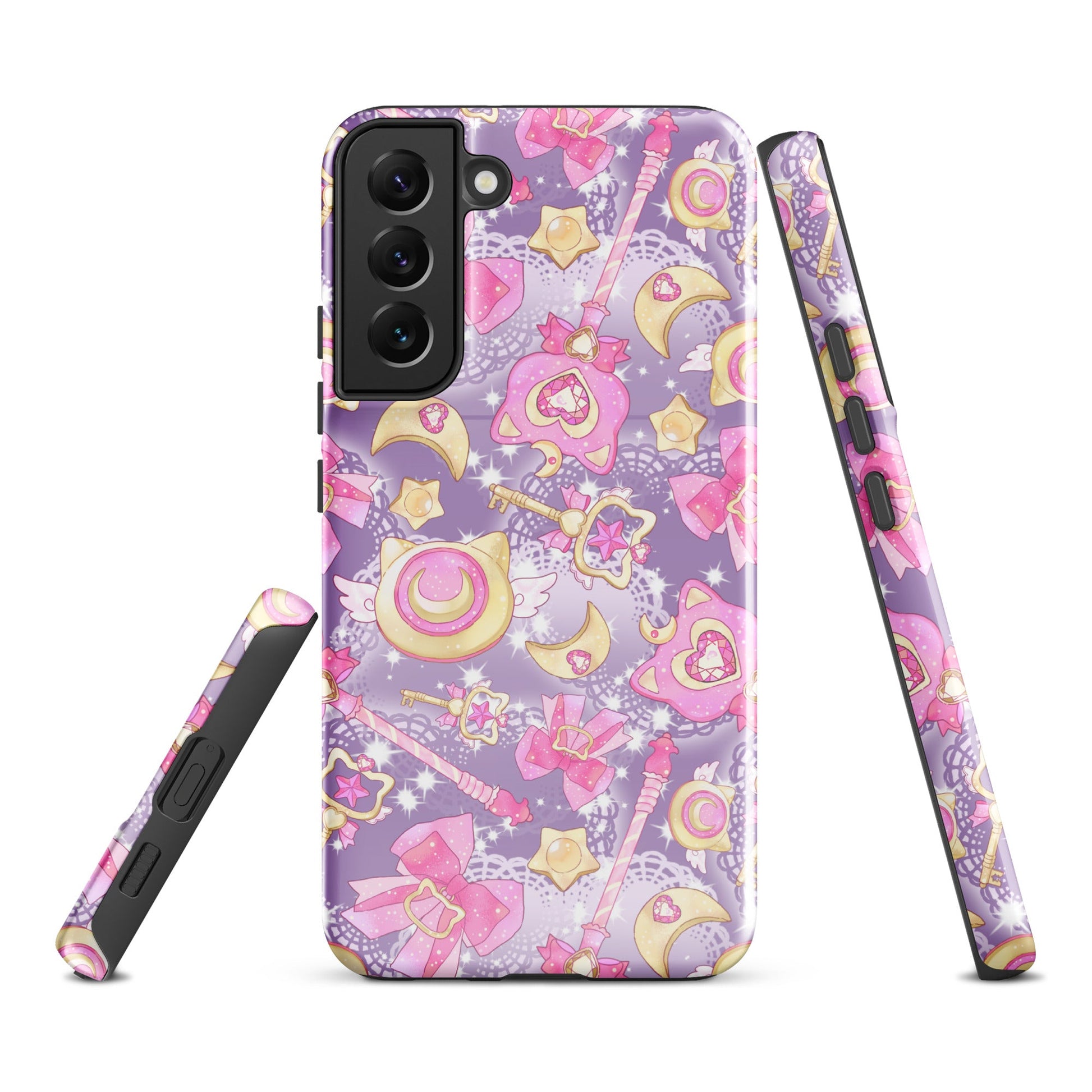 Protect your phone in style with the Magical Girl Samsung® Tough Case, featuring vibrant magical-themed designs.