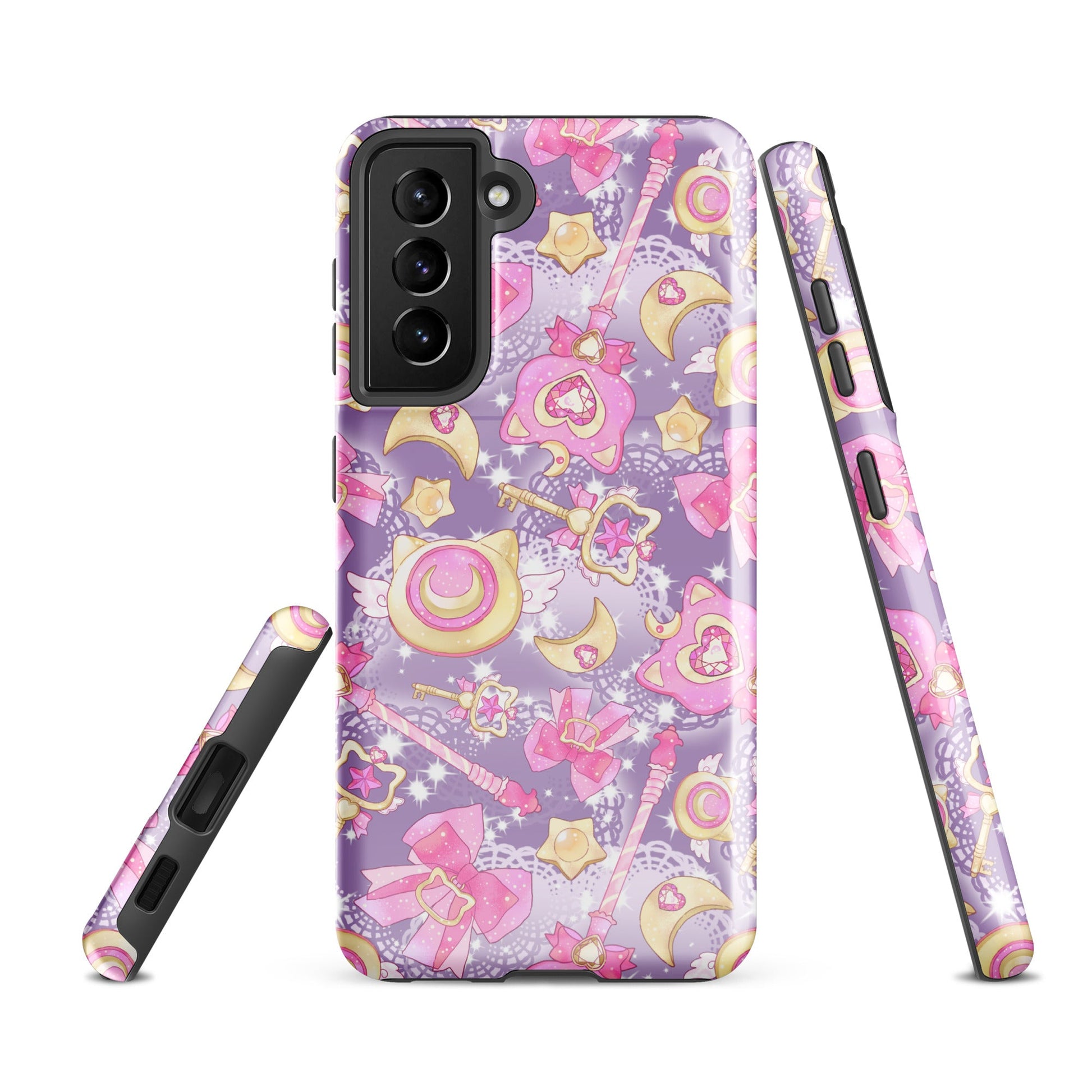 Protect your phone in style with the Magical Girl Samsung® Tough Case, featuring a vibrant, whimsical design.