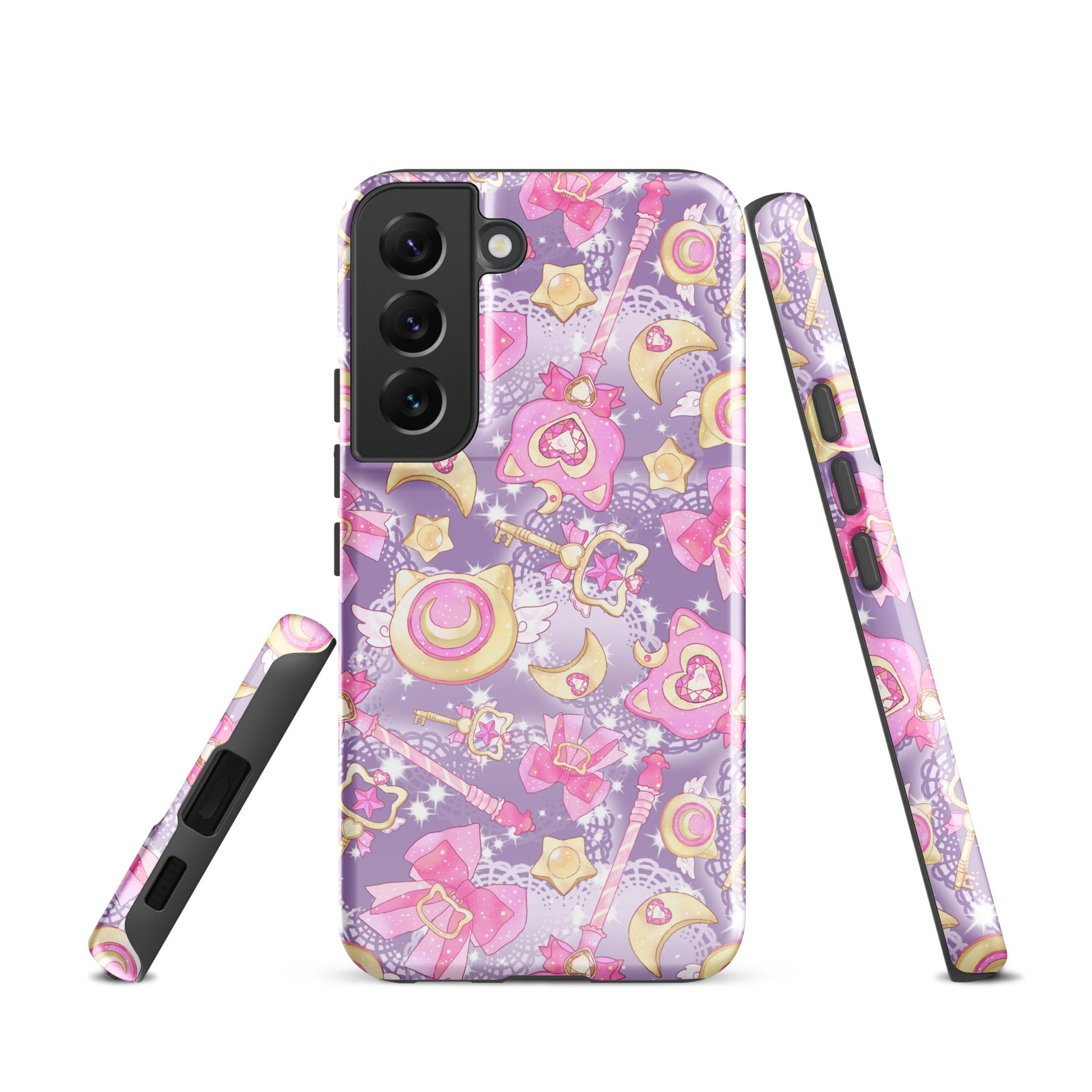 Stylish Magical Girl Samsung® Tough Case with vibrant designs for ultimate protection and magical vibes.