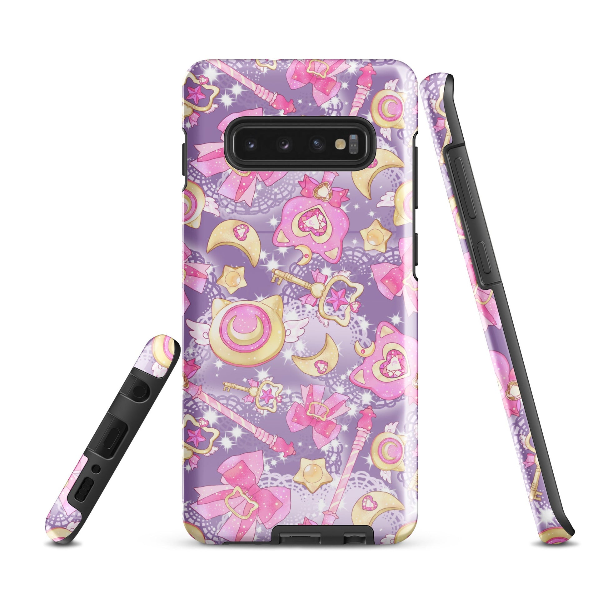 Magical Girl Samsung® Tough Case features a vibrant design, perfect for protecting your phone in style.