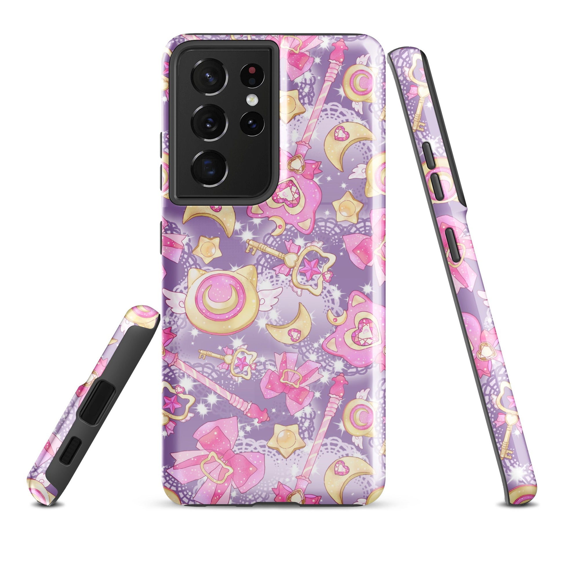 Stylish and durable, the Magical Girl Samsung® Tough Case protects your phone while showcasing a magical design.
