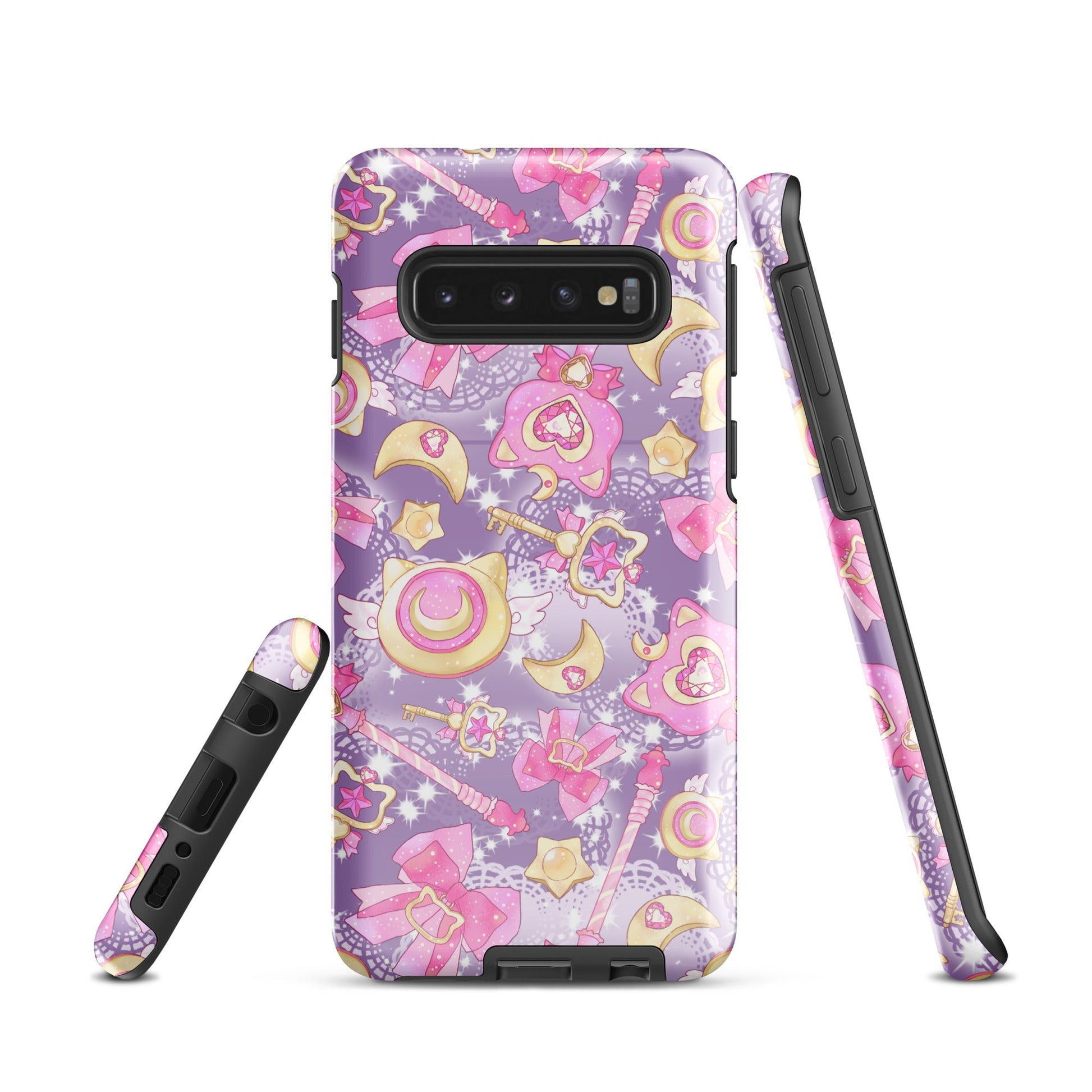 Stylish Magical Girl Samsung® Tough Case featuring whimsical designs, perfect for protecting your magical gadgets.