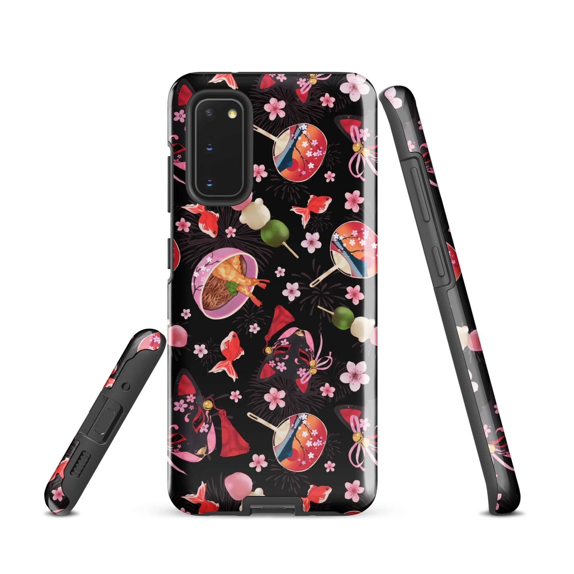 Matsuri Samsung® Tough Case showcases vibrant designs while providing superior protection for your phone.