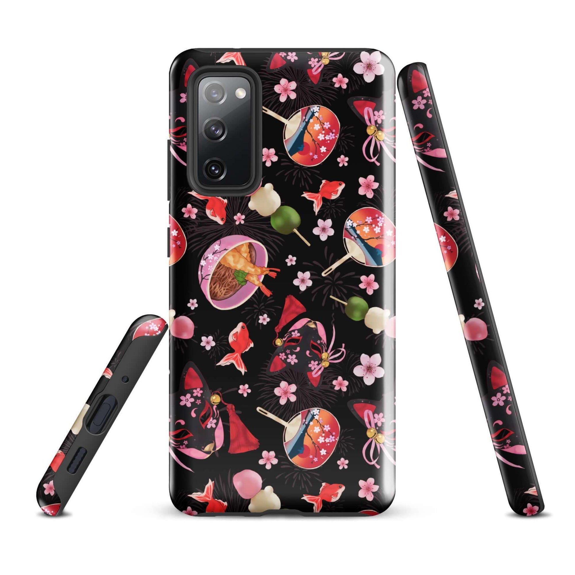 The Matsuri Samsung® Tough Case features a vibrant design, offering stylish protection for your phone against bumps and scratches.