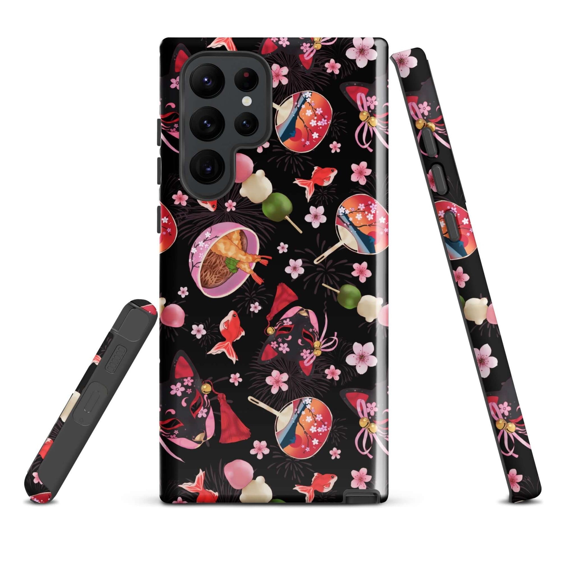 Matsuri Samsung® Tough Case showcases stunning designs while offering durability and protection for your phone.