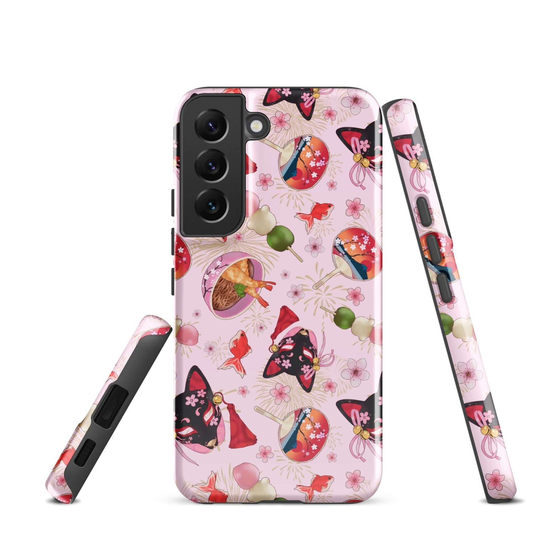 Matsuri Samsung® Tough Case features vibrant designs, offering impact protection and a sleek look for your phone.