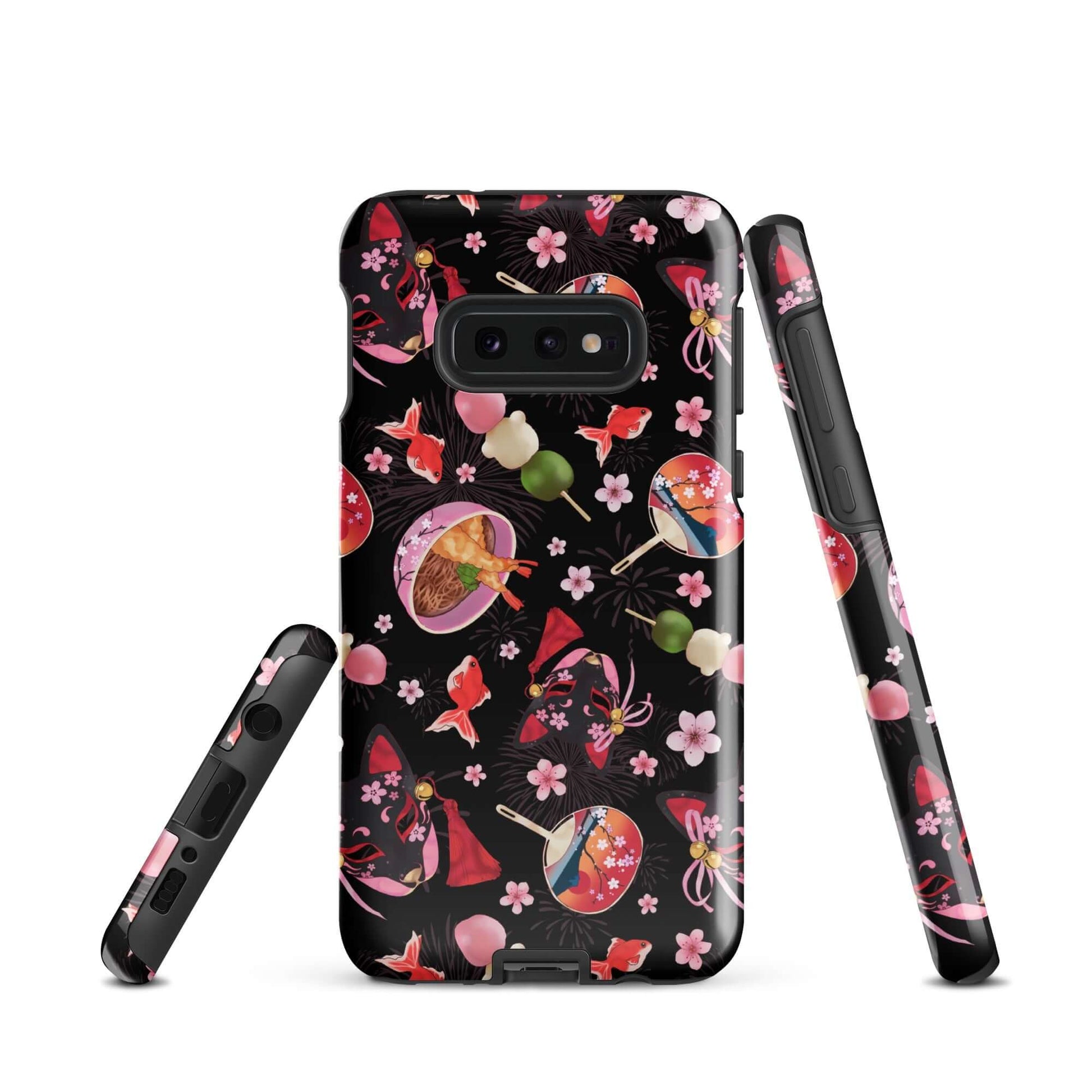 Matsuri Samsung® Tough Case features a vibrant design, offering durability and style for your phone protection.