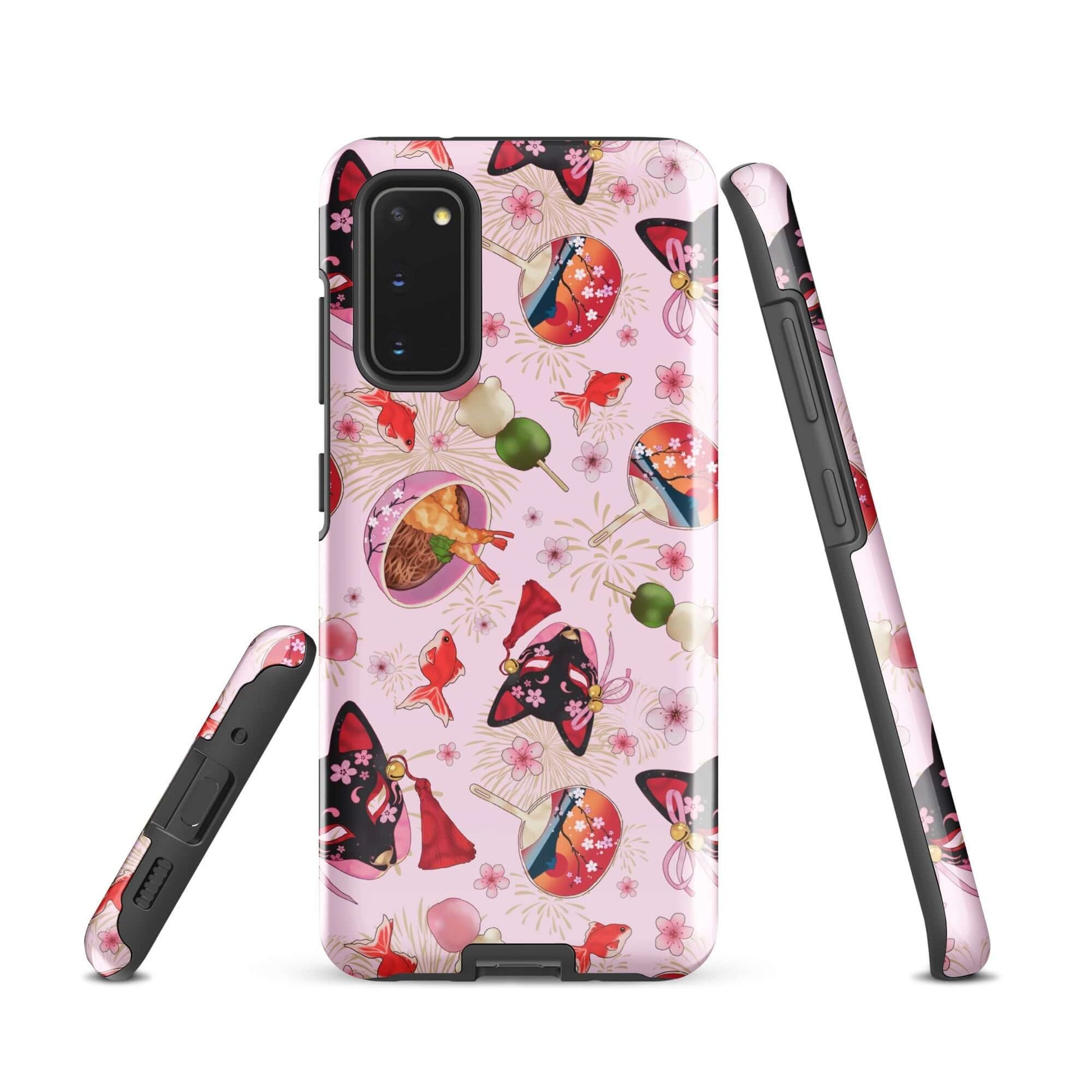 Stylish Matsuri Samsung® Tough Case featuring vibrant designs, offering superior protection and impact resistance.