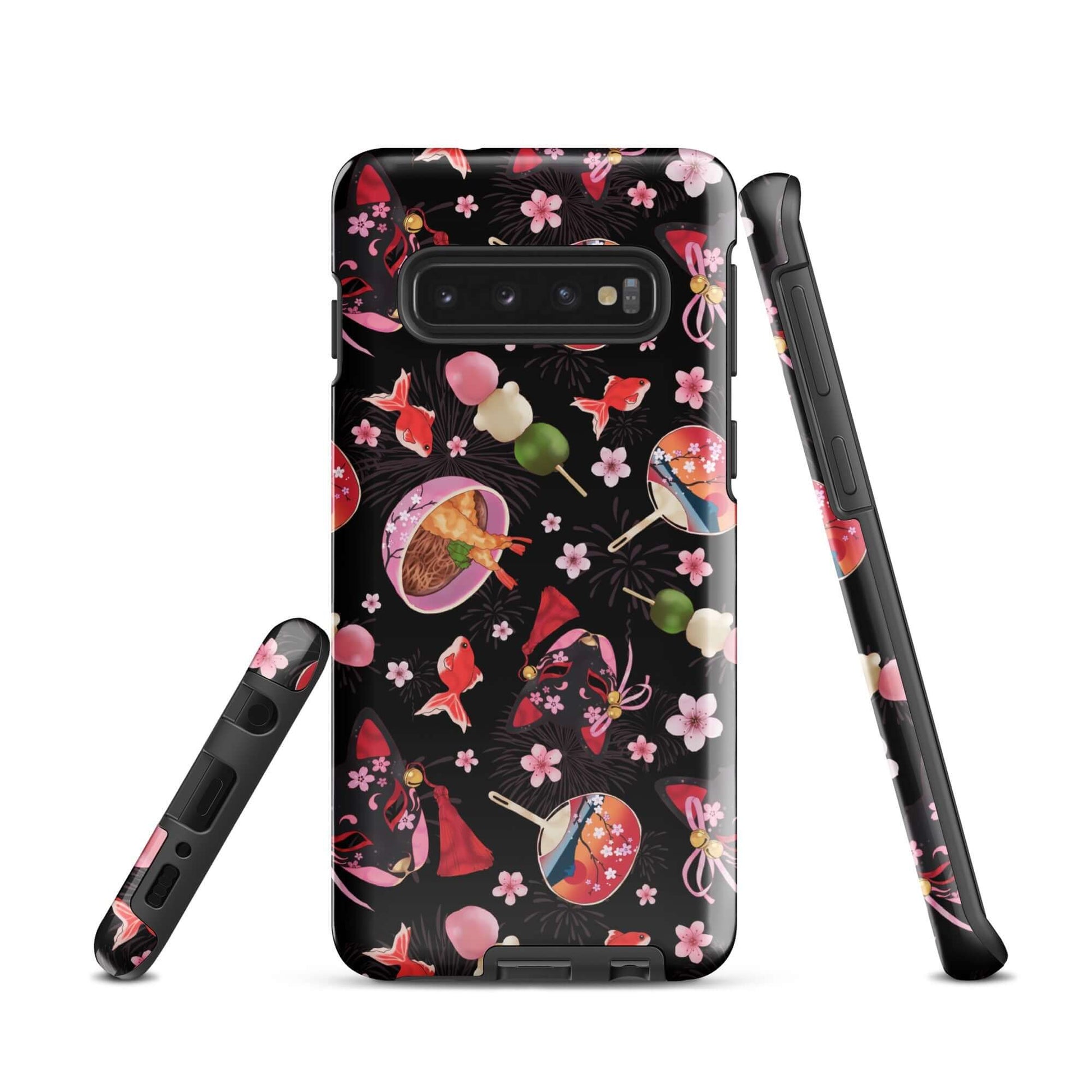Stylish Matsuri Samsung® Tough Case features artful designs, providing durability and protection for your device.