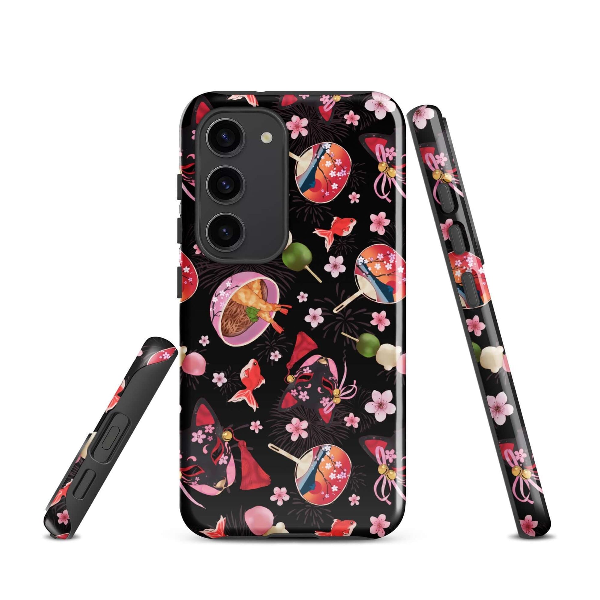 Stylish Matsuri Samsung® Tough Case features vibrant art and durable design for ultimate phone protection.