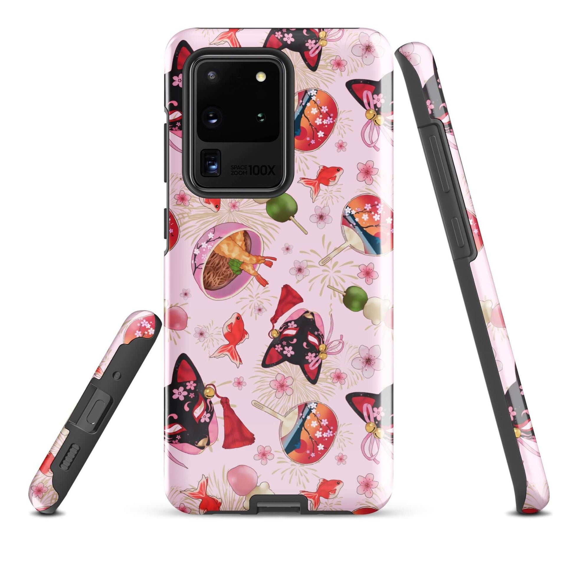 Vibrant Matsuri Samsung® Tough Case features artistic designs while providing excellent impact and scratch protection.