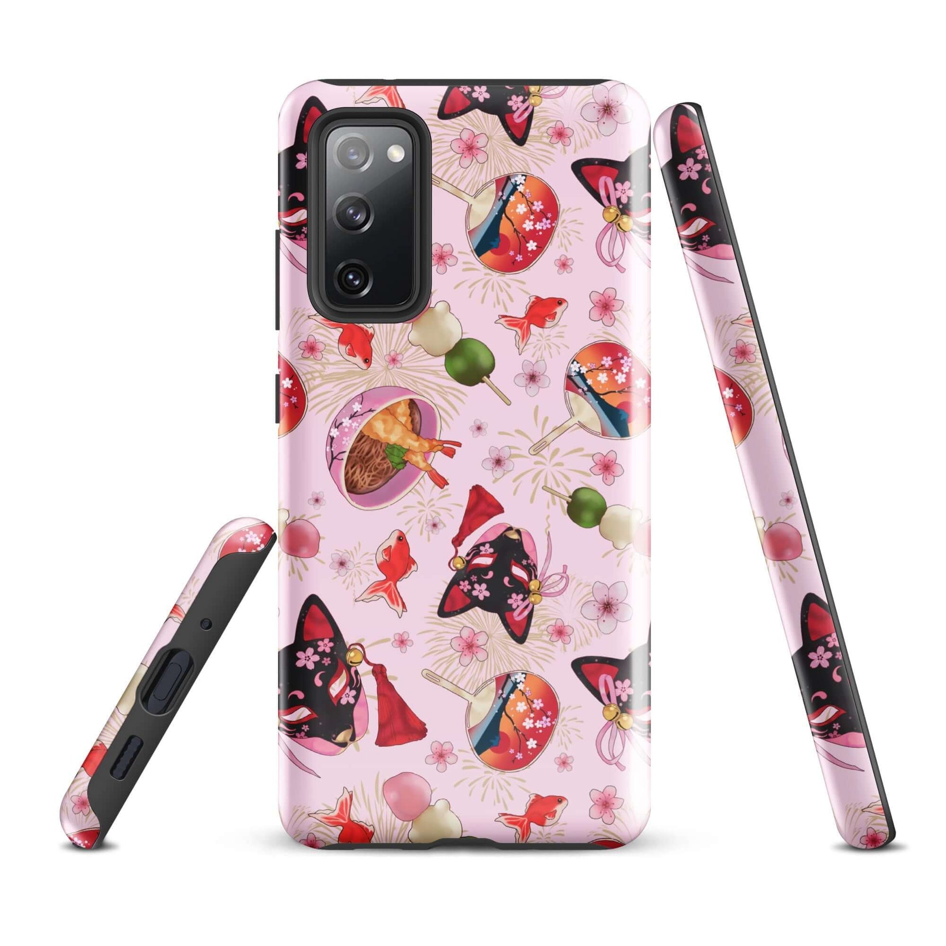 Stylish Matsuri Samsung® Tough Case featuring vibrant designs, combining durability and artful protection for your phone.