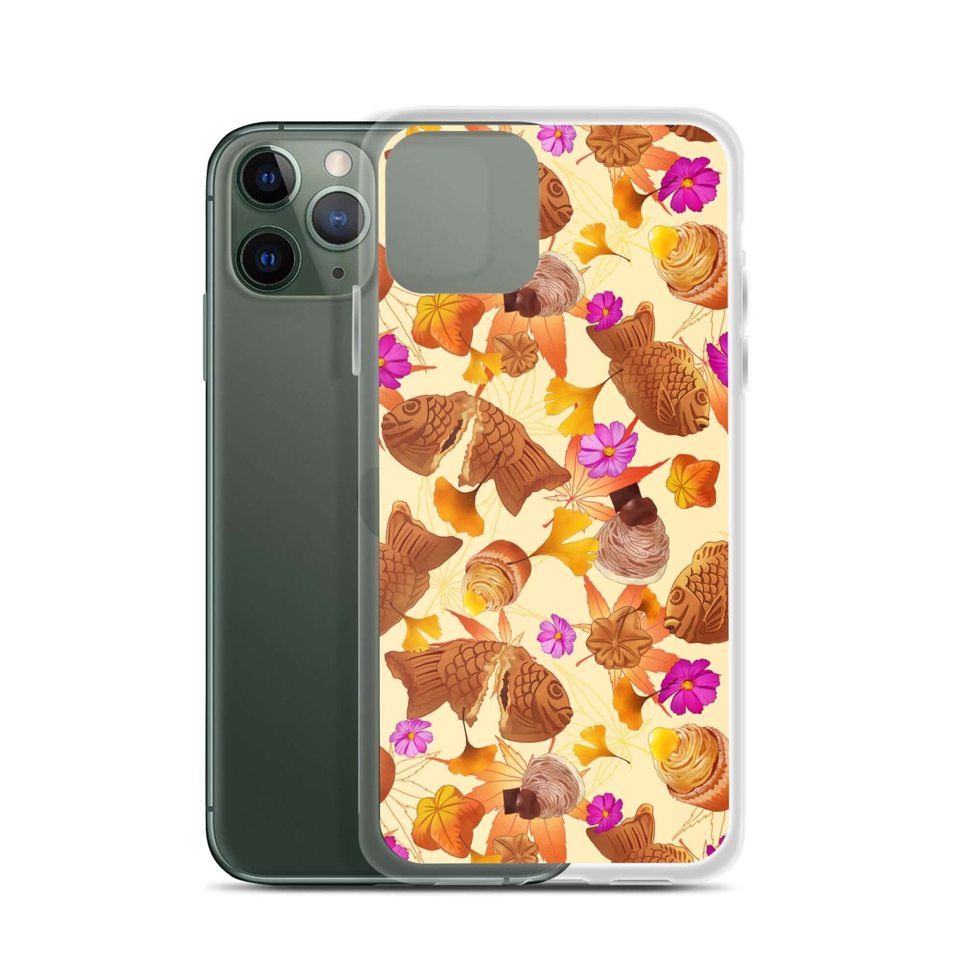 Sleek Momiji iPhone® Clear Case with vibrant design protects against scratches and dirt, perfect for stylish protection.