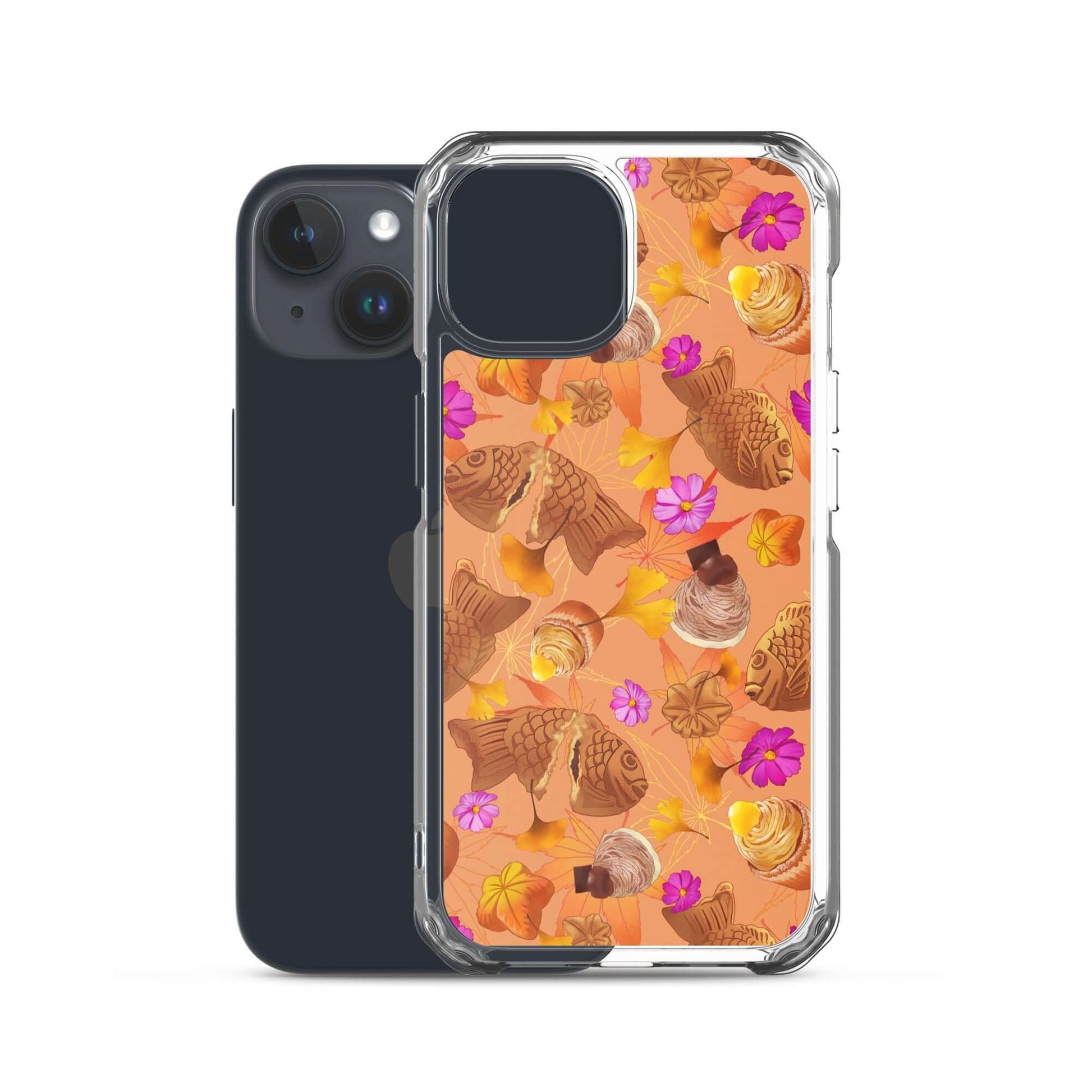 Sleek Momiji iPhone® Clear Case features a stylish design, protecting from scratches and dirt effortlessly.