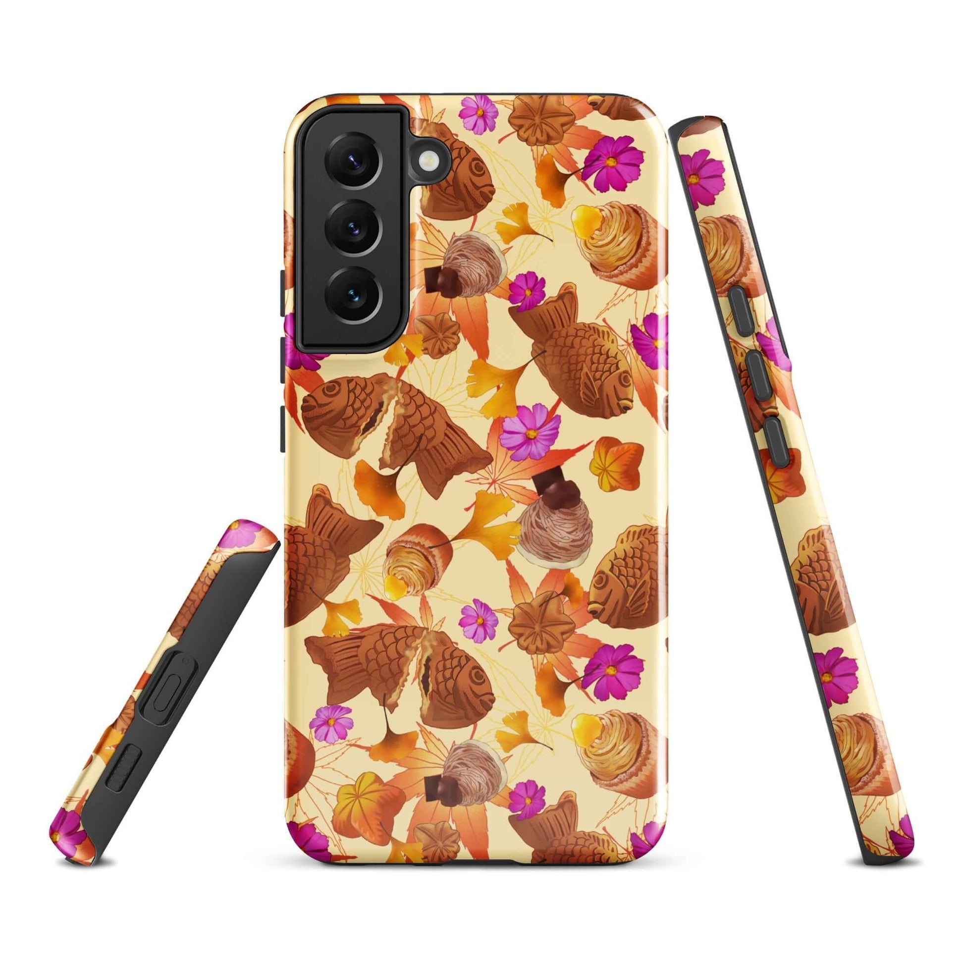 Stylish Momiji Samsung® Tough Case featuring vibrant designs, offering durability and protection for your phone.