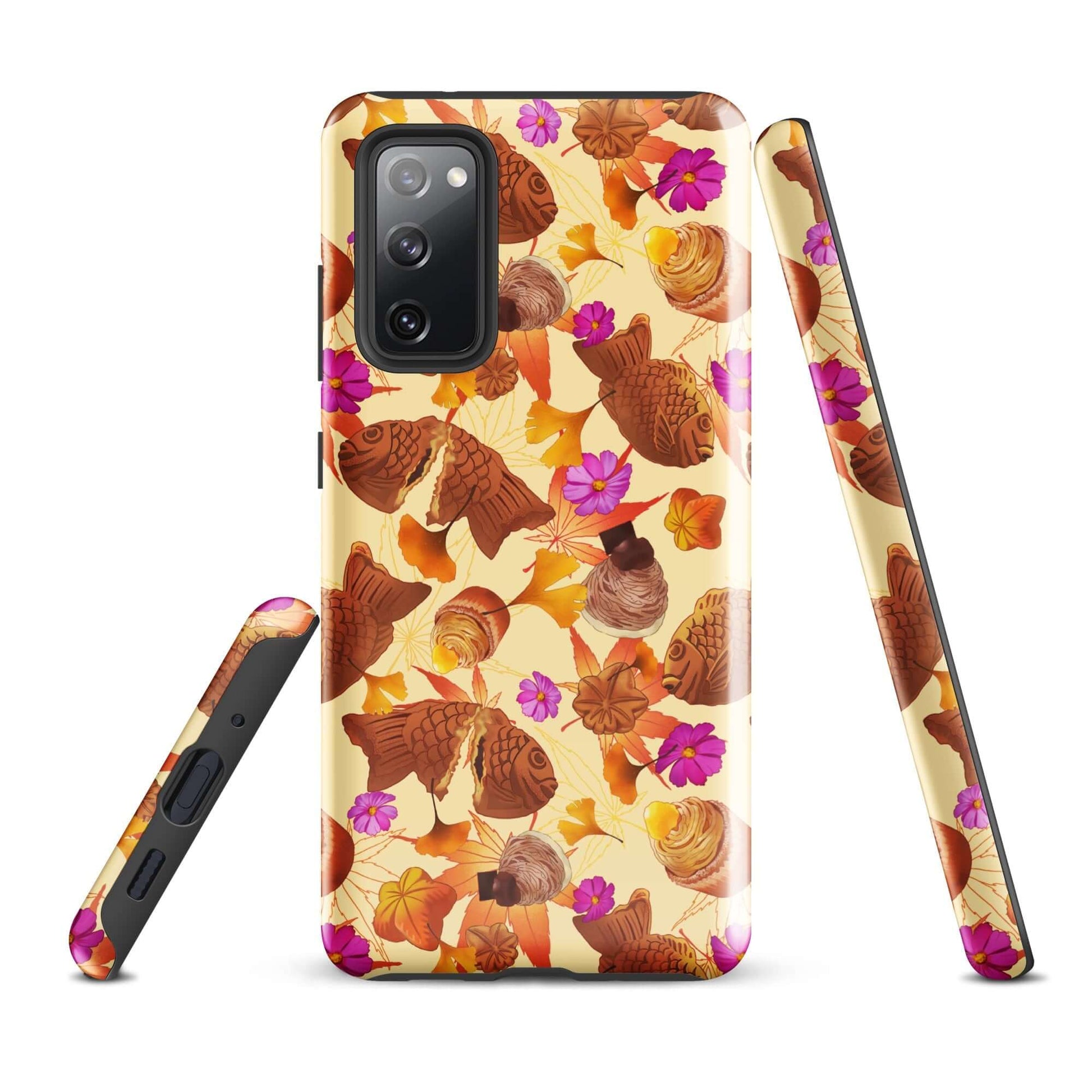 Stylish Momiji Samsung® Tough Case features a vibrant design for ultimate phone protection and artistic flair.