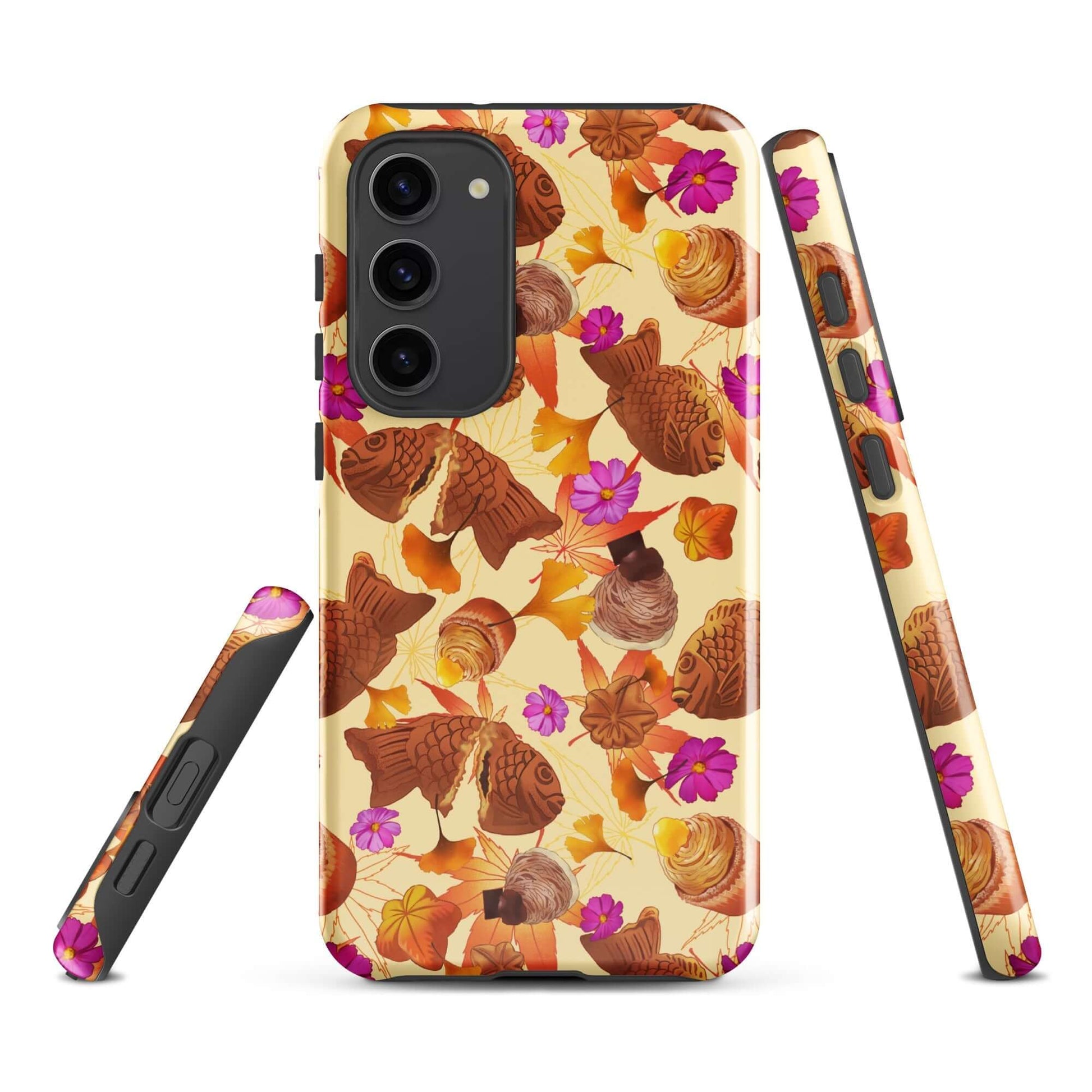 Stylish Momiji Samsung® Tough Case features a vibrant design, offering durable protection for your phone. Perfect for art lovers!
