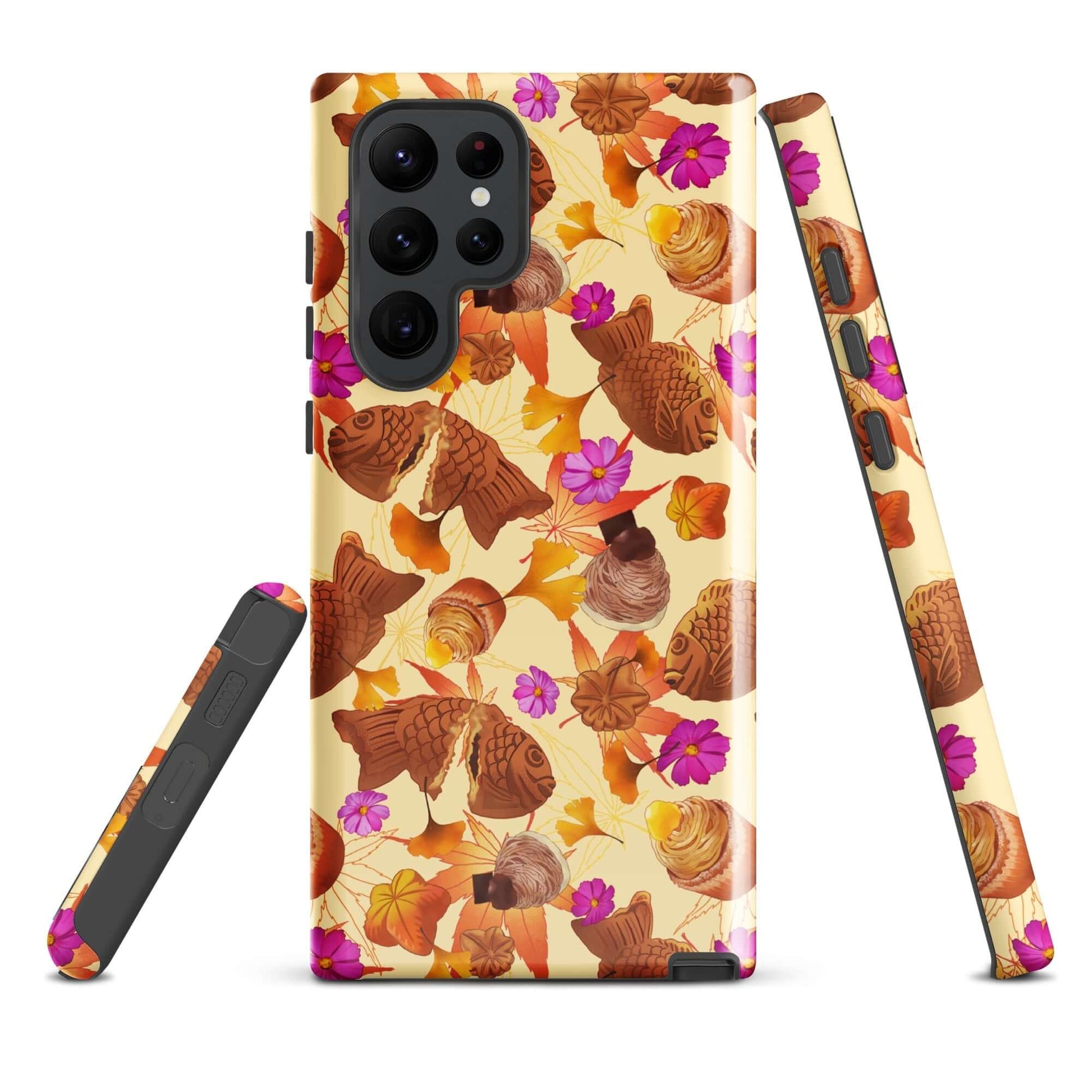 Protect your phone in style with the Momiji Samsung® Tough Case, featuring vibrant designs and dual-layer durability.