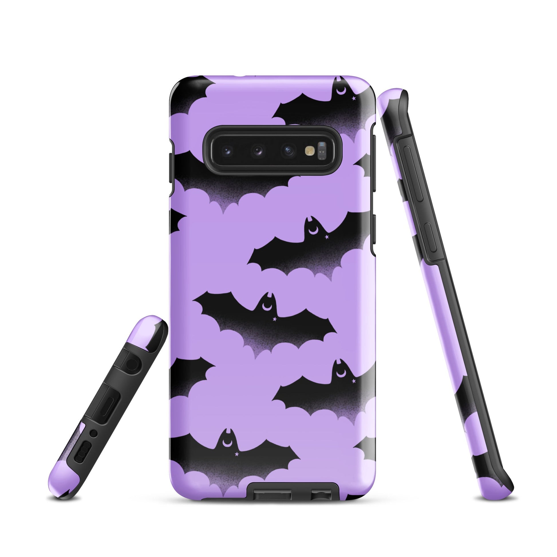 Stylish Morrigan Samsung® Tough Case with bat design, offering durability and protection for your device.