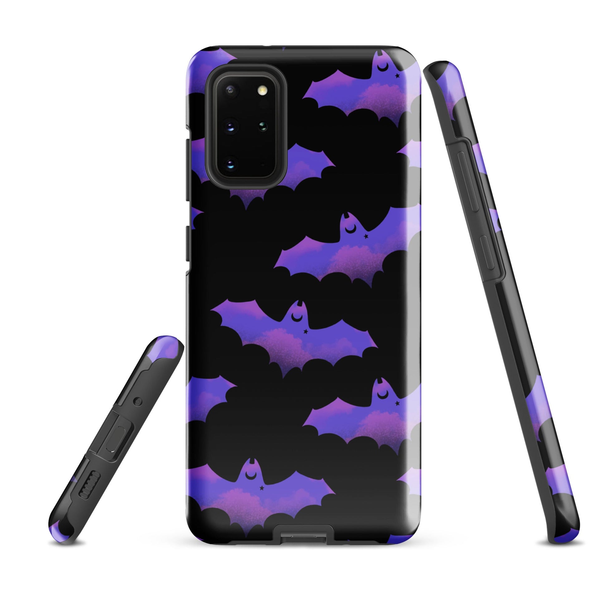 Morrigan Samsung® Tough Case features a sleek bat design, ensuring style and protection for your phone.