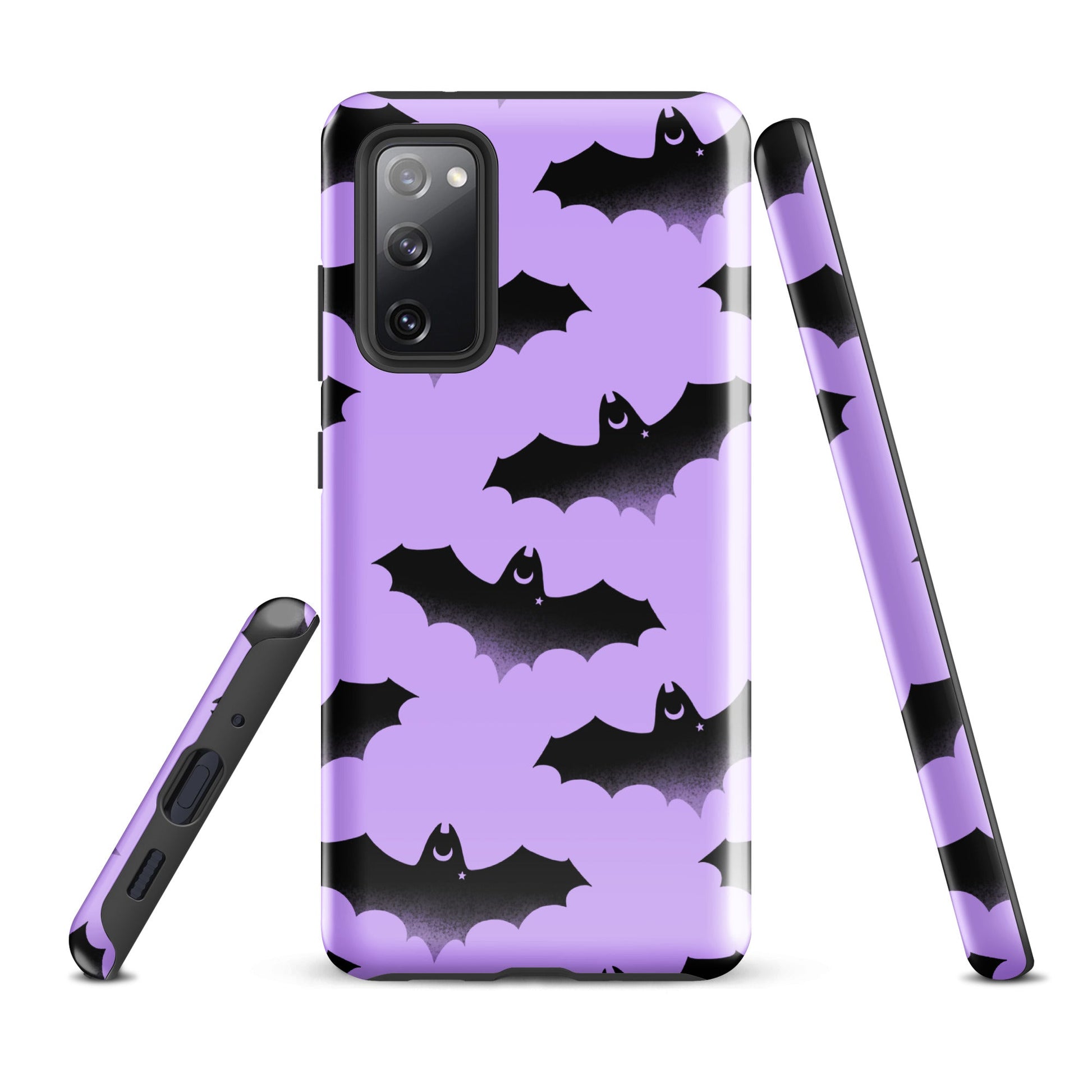 Stylish Morrigan Samsung® Tough Case features a unique bat design, offering protection and durability for your phone.