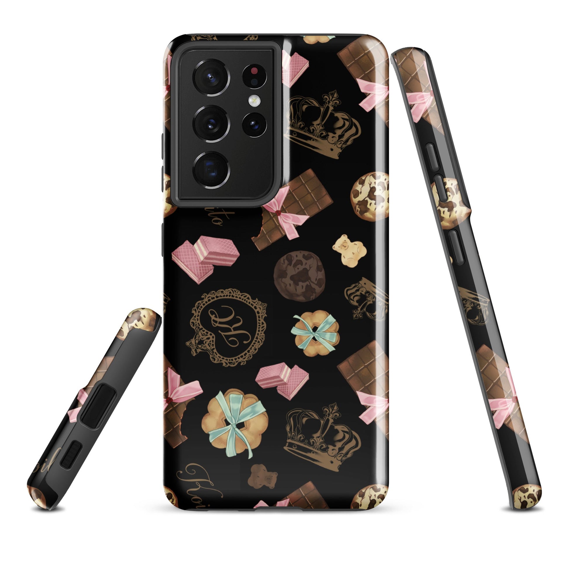 Protect your phone in style with the Royal Cookie Samsung® Tough Case featuring a chic dessert design.