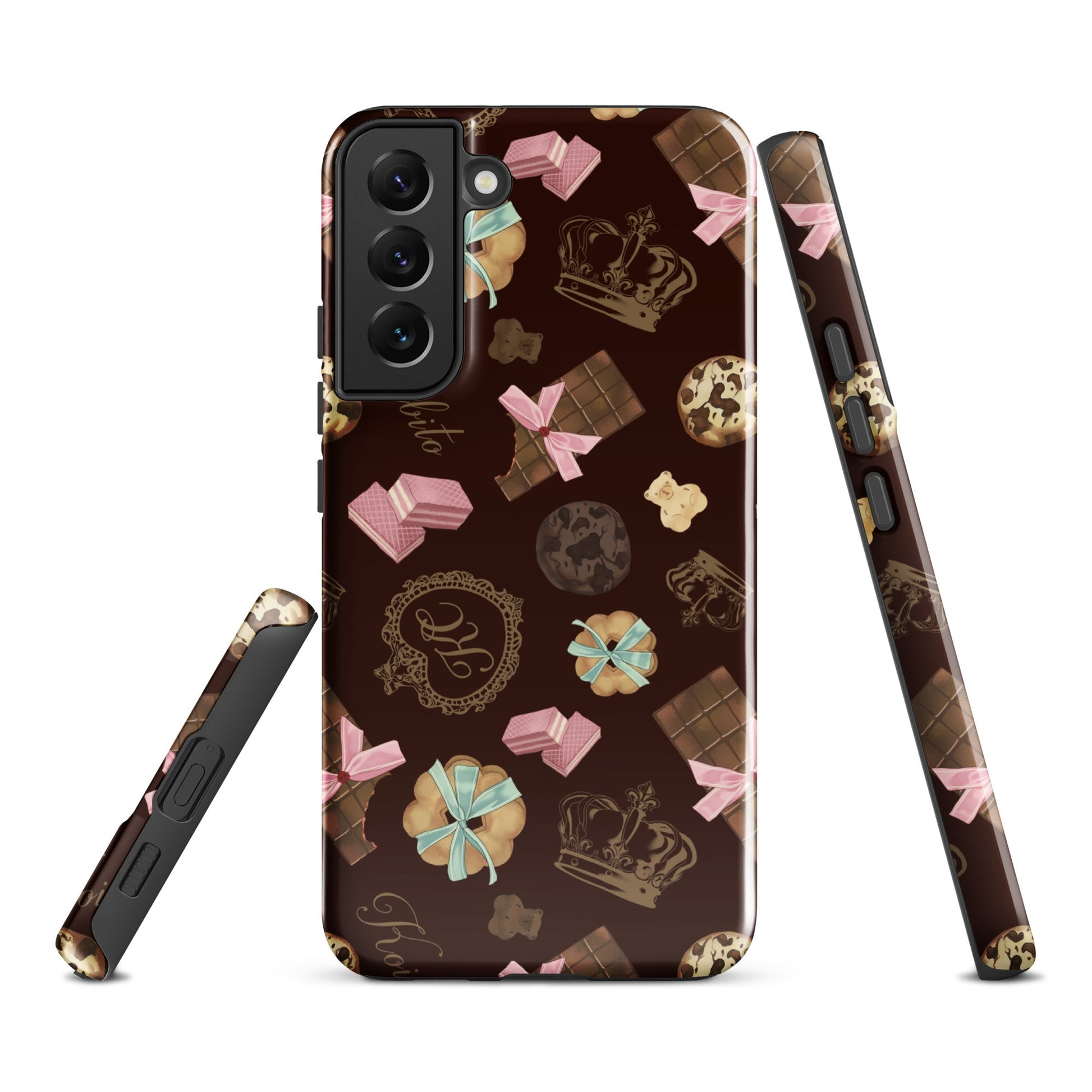 Stylish Royal Cookie Samsung® Tough Case featuring a chic design, offering superior protection for your phone.