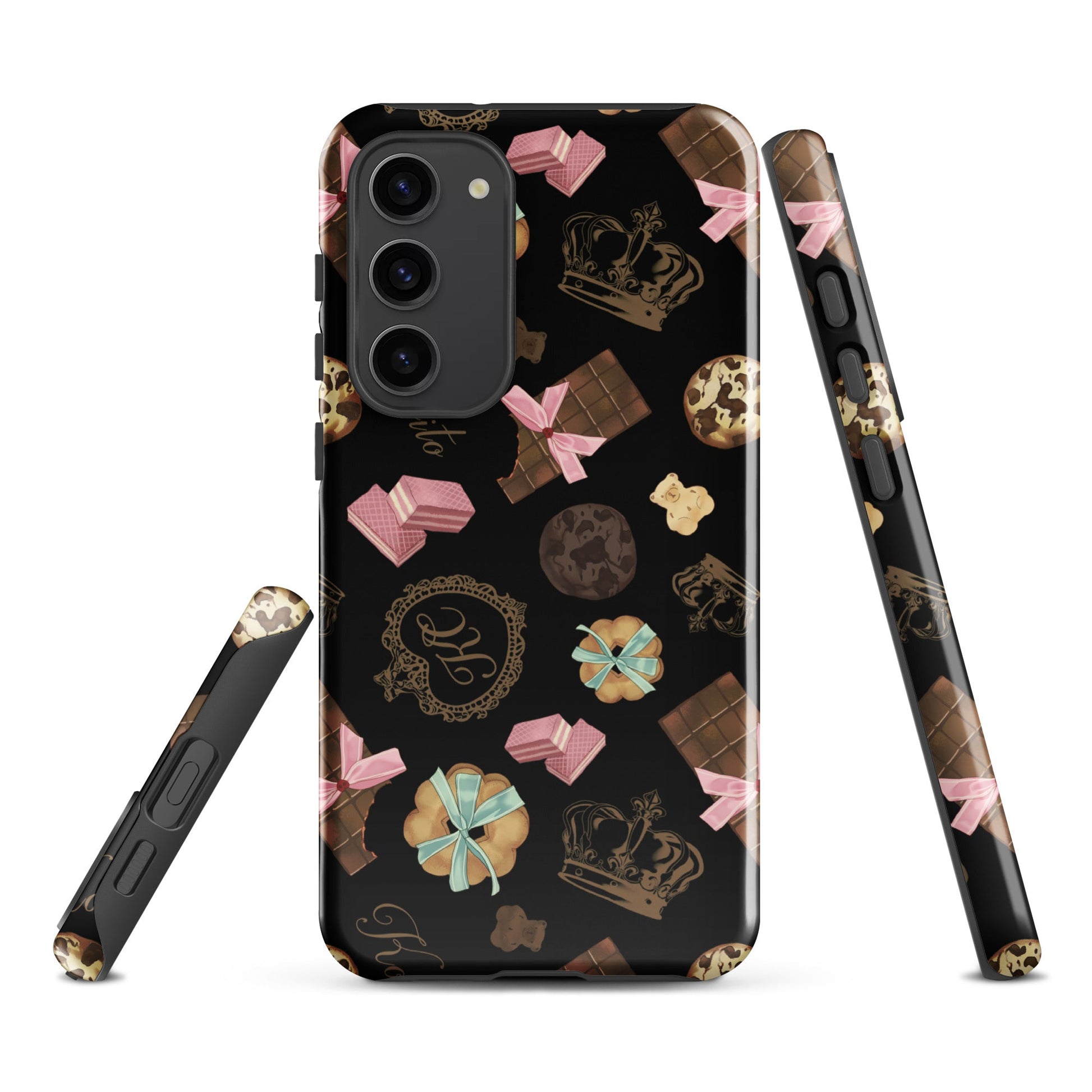 Stylish Royal Cookie Samsung® Tough Case featuring a playful dessert design, offering durability and protection for your phone.