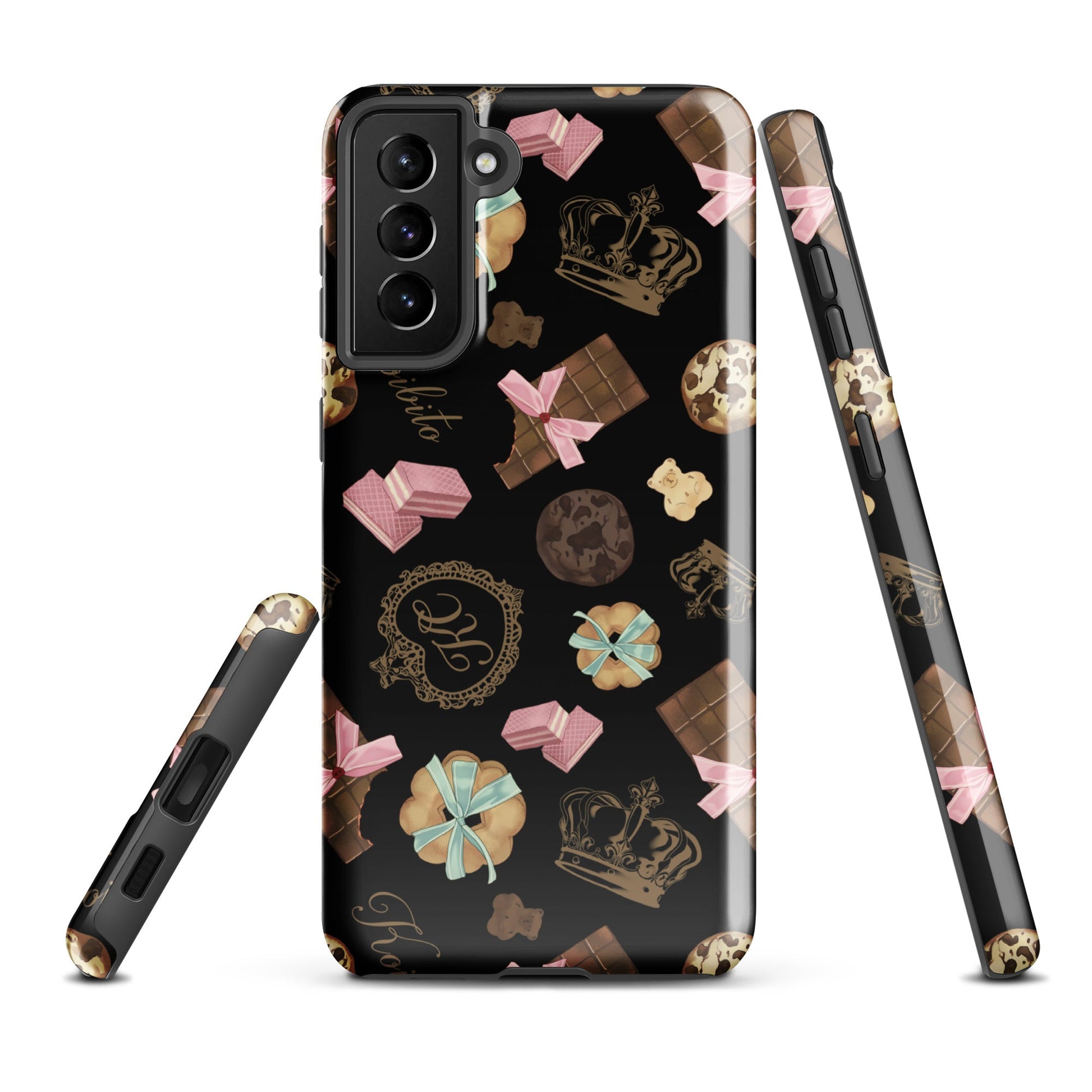 Stylish Royal Cookie Samsung® Tough Case features a vibrant design, ensuring durability and protection for your phone.