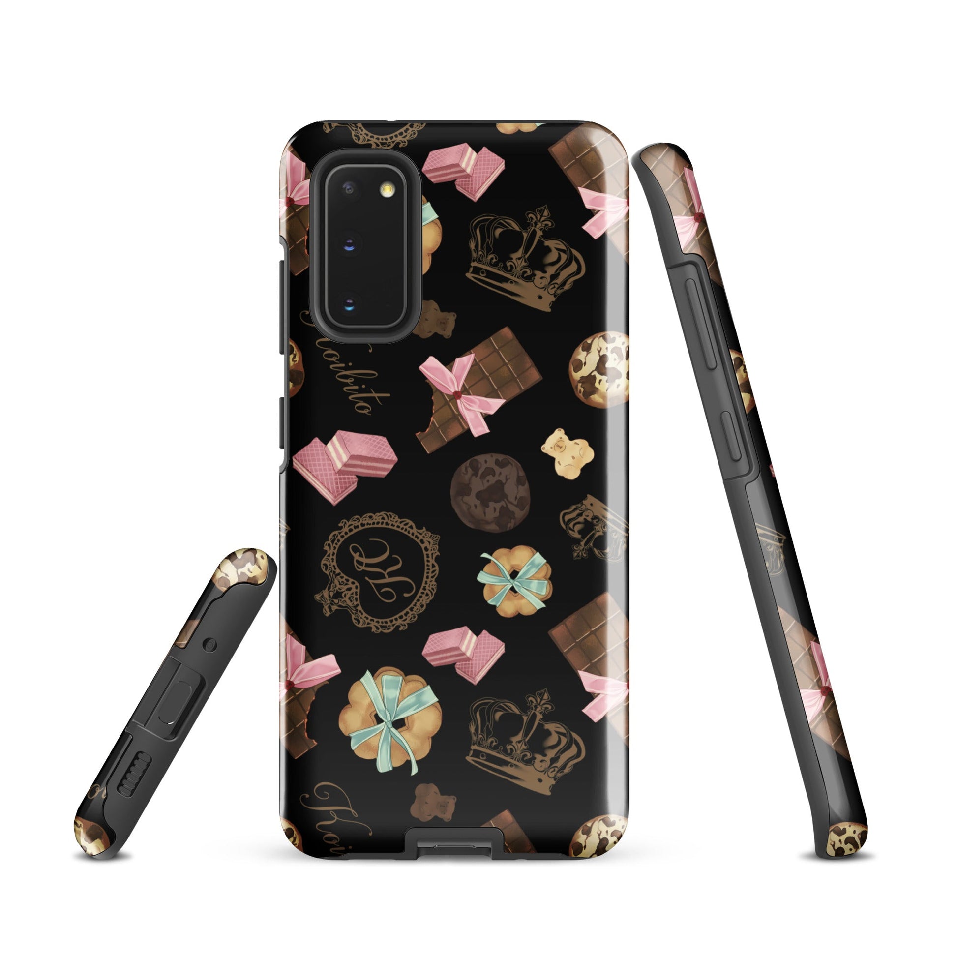 Stylish Royal Cookie Samsung® Tough Case features a unique design, ensuring your phone stays protected and chic.