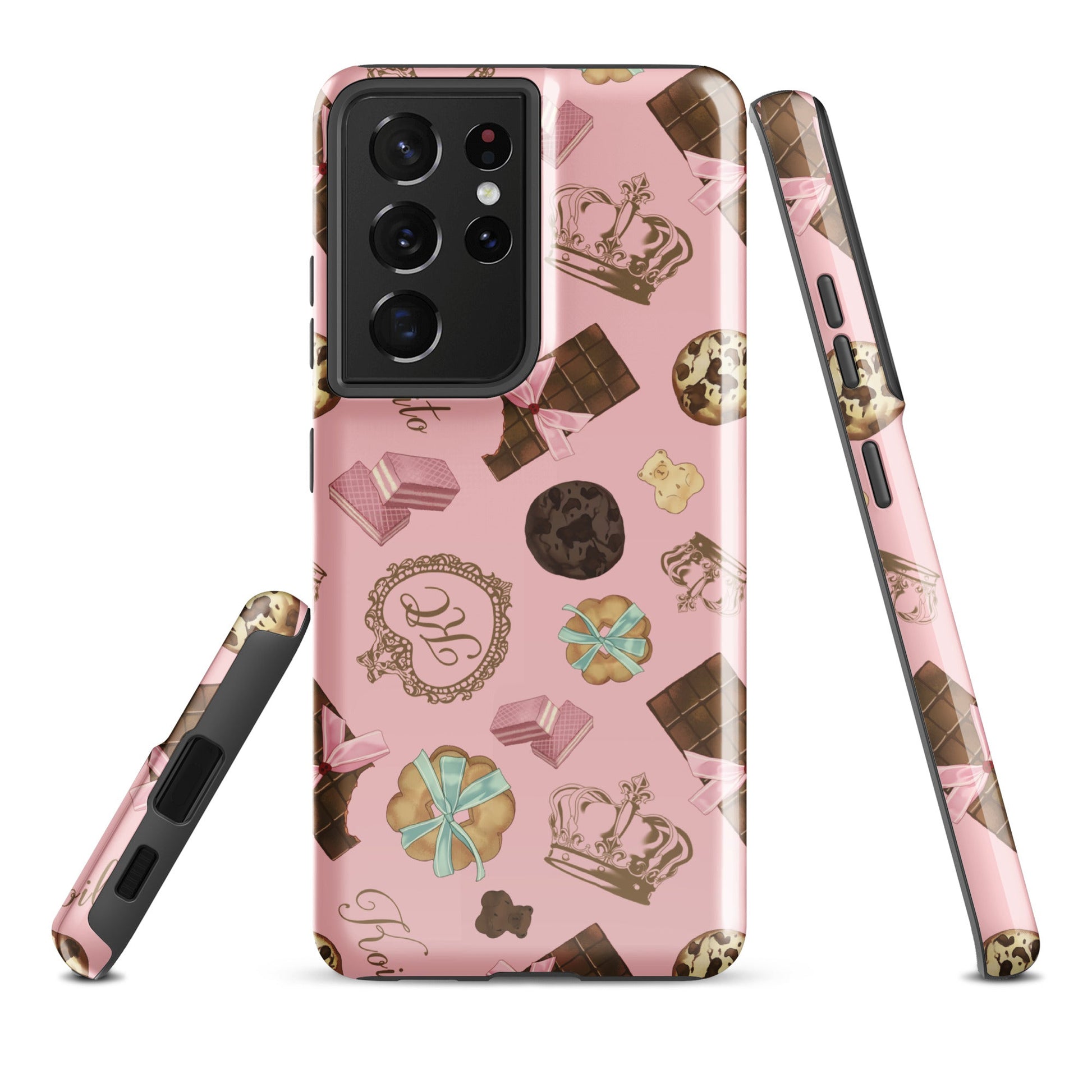 Stylish Royal Cookie Samsung® Tough Case features a charming dessert design and offers superior protection for your phone.