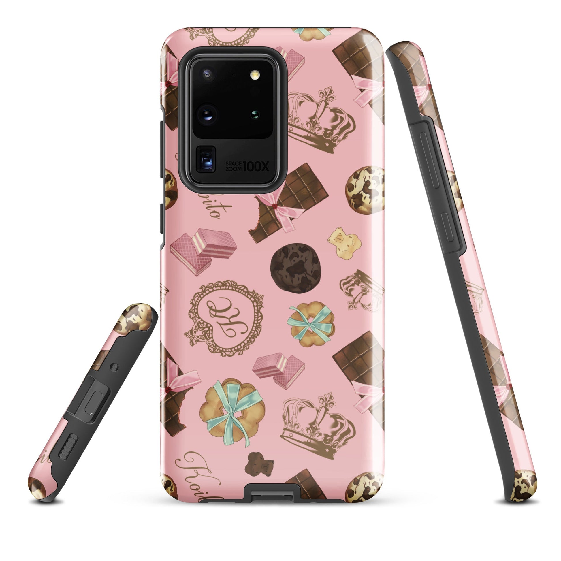 Stylish Royal Cookie Samsung® Tough Case designed for durability and protection with artistic charm and impact resistance.