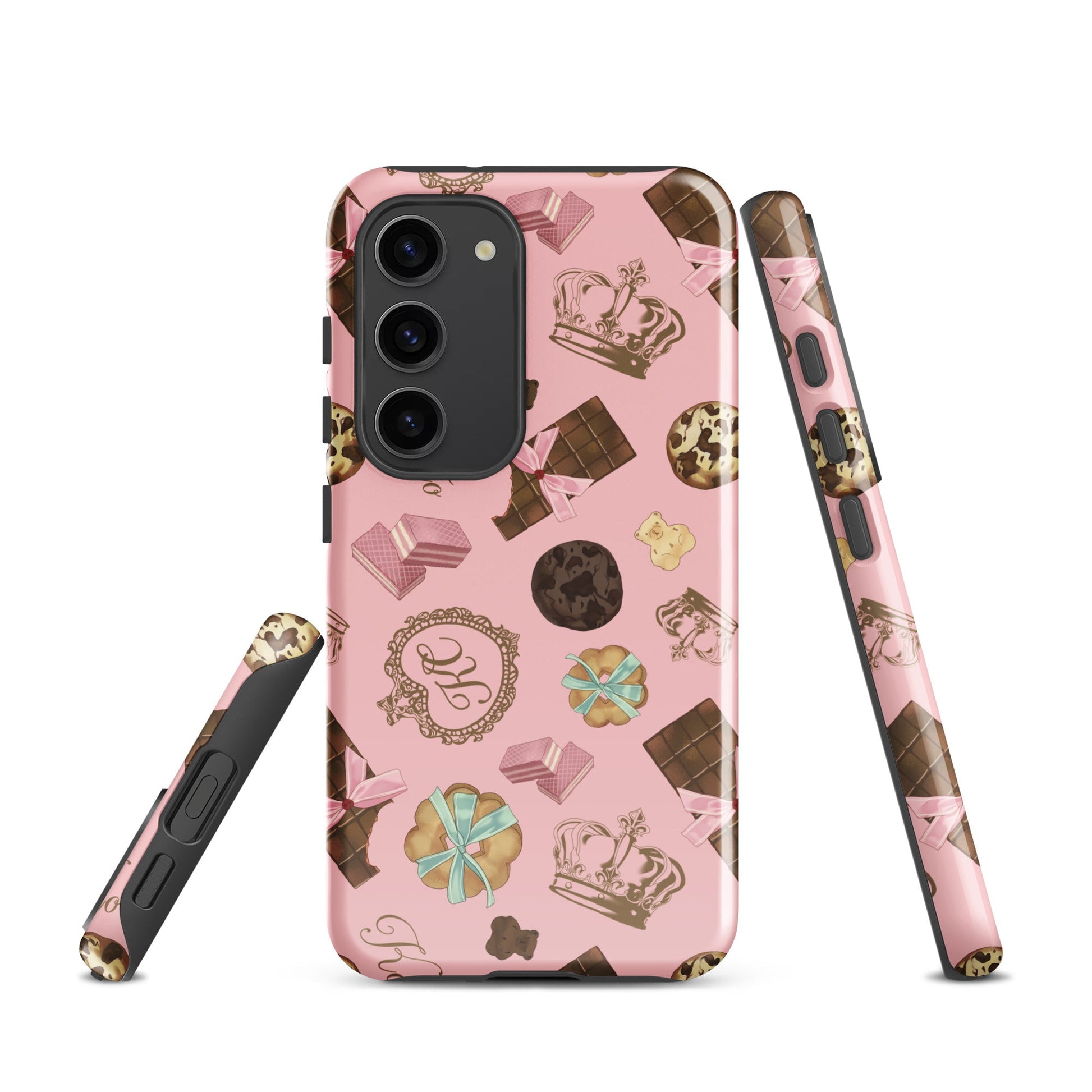Stylish Royal Cookie Samsung® Tough Case features sweet designs and dual-layer protection for your Galaxy S23.