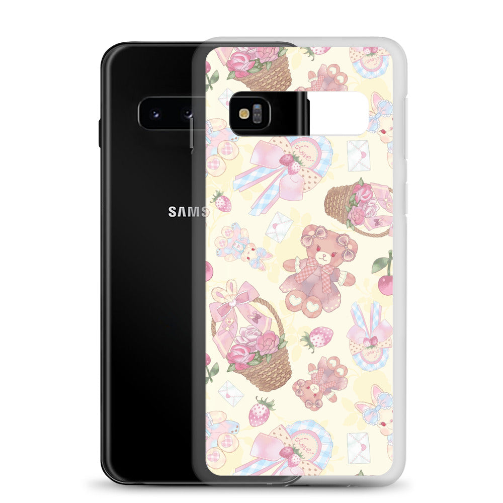 Protect your phone in style with the Sweet Teddy Samsung® Clear Case, featuring vibrant colors and adorable designs.